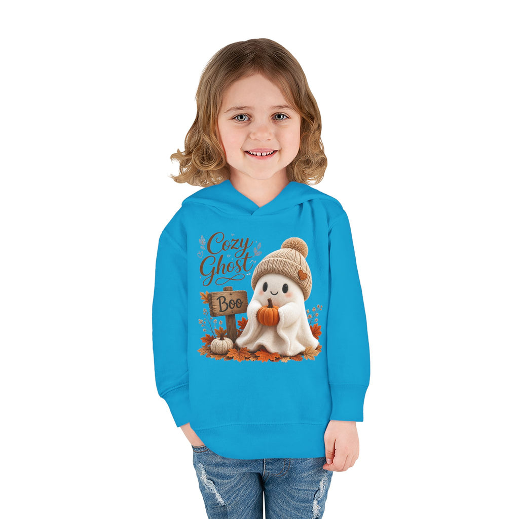 Toddler Hoodie – 'Cozy Ghost' Fall Halloween Pullover