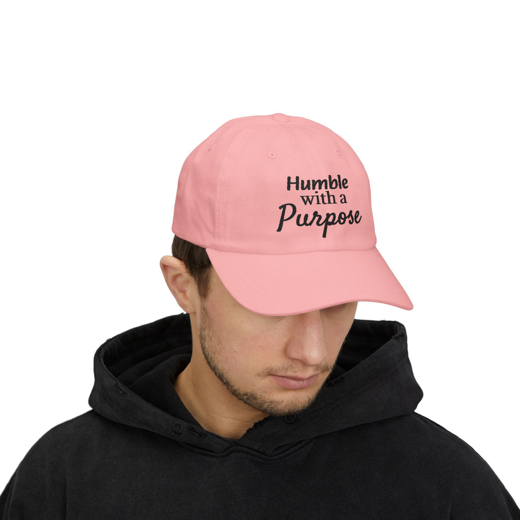 Dad Cap — "Humble with a Purpose" Embroidered Baseball Hat