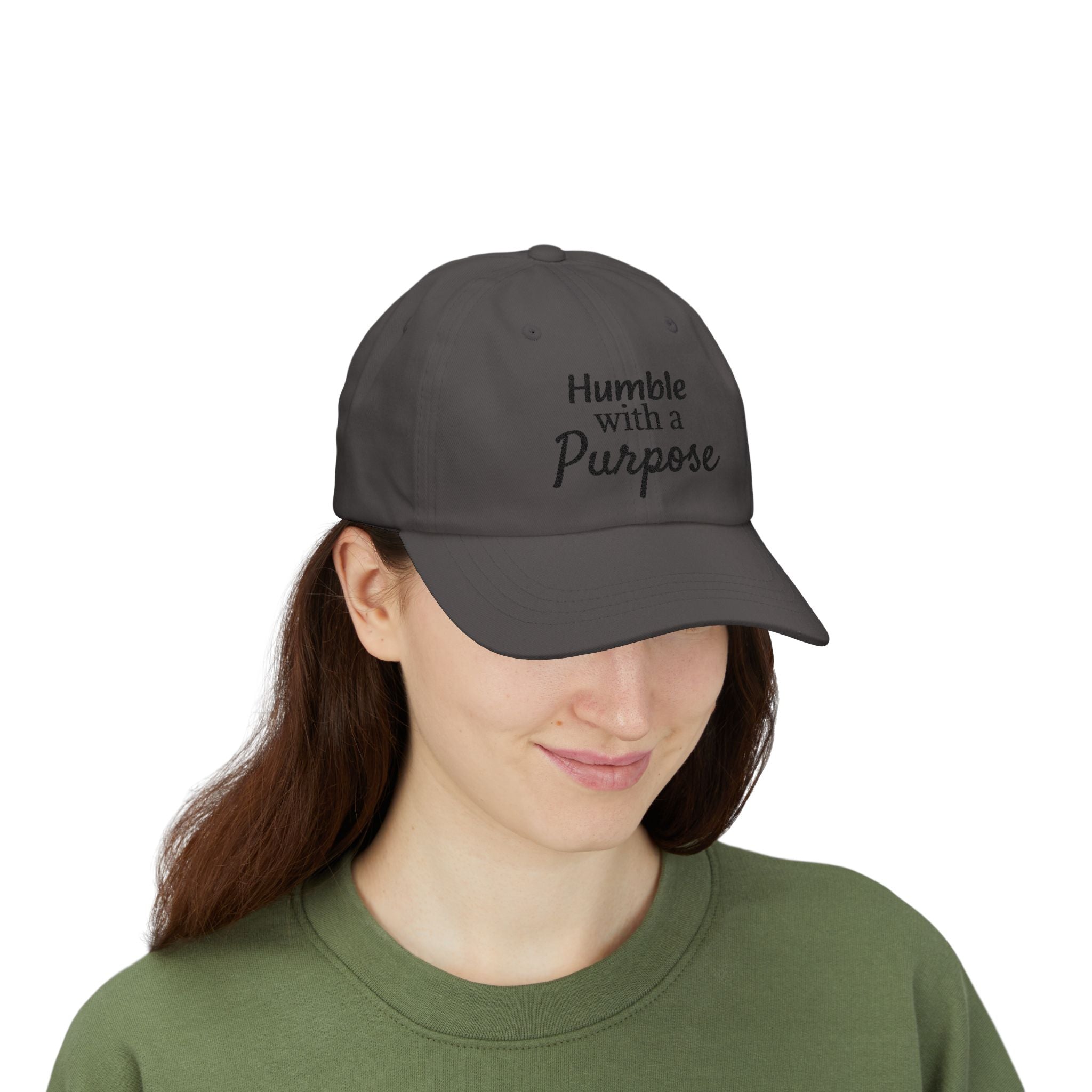 Dad Cap — "Humble with a Purpose" Embroidered Baseball Hat