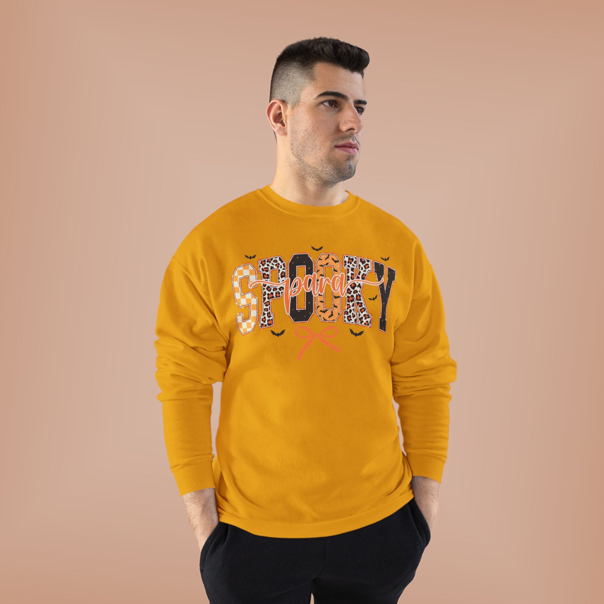 Spooky Leopard Halloween Crewneck Sweatshirt