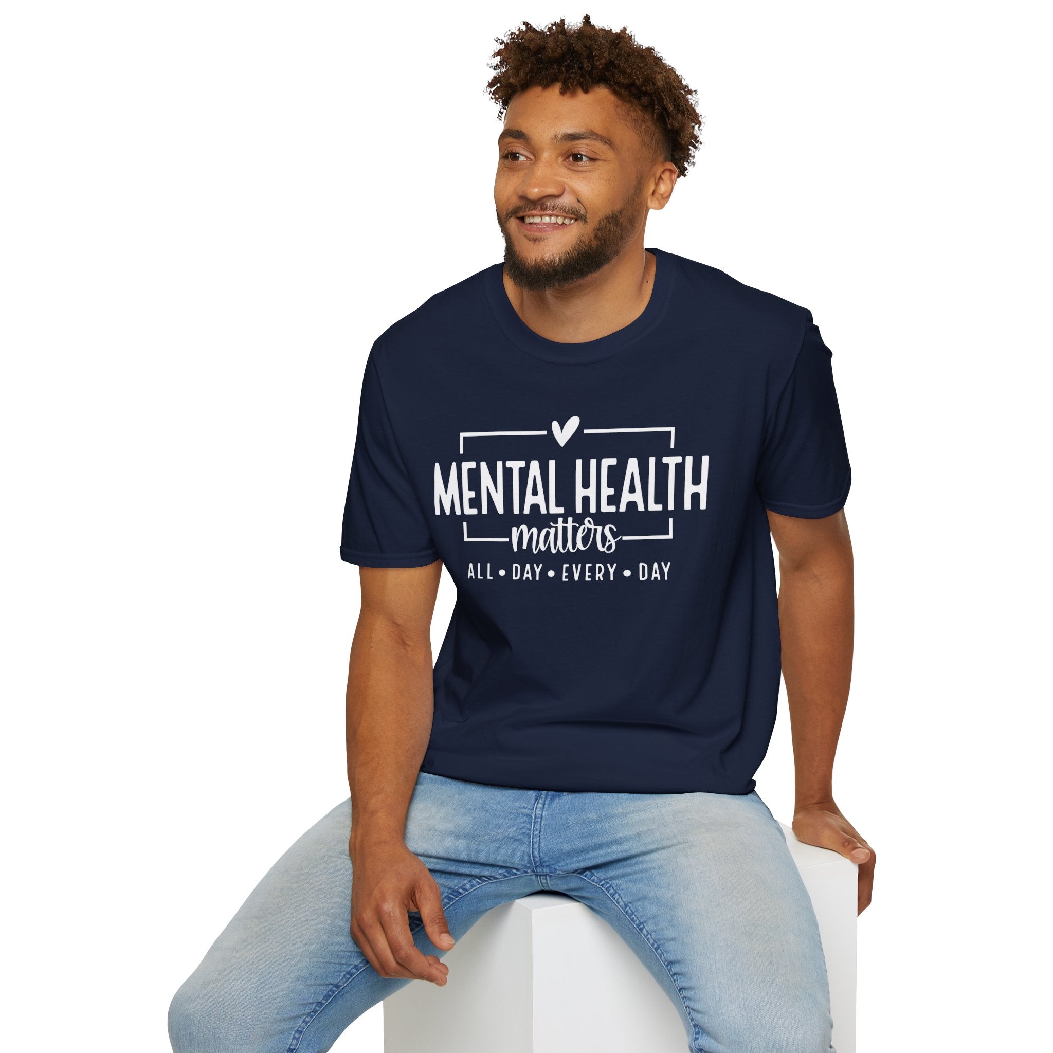 Mental Health Matters T-Shirt — "All Day • Every Day" Awareness Tee
