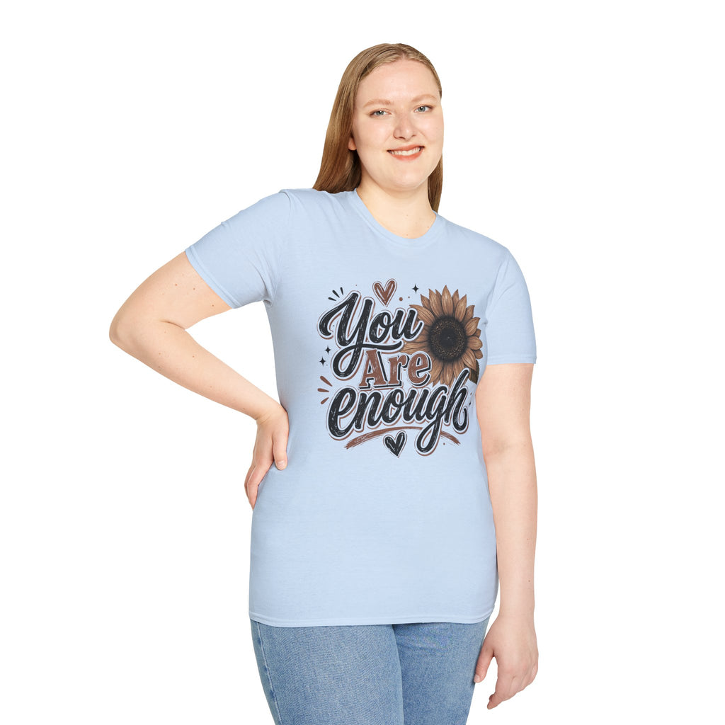 You Are Enough Sunflower T-Shirt