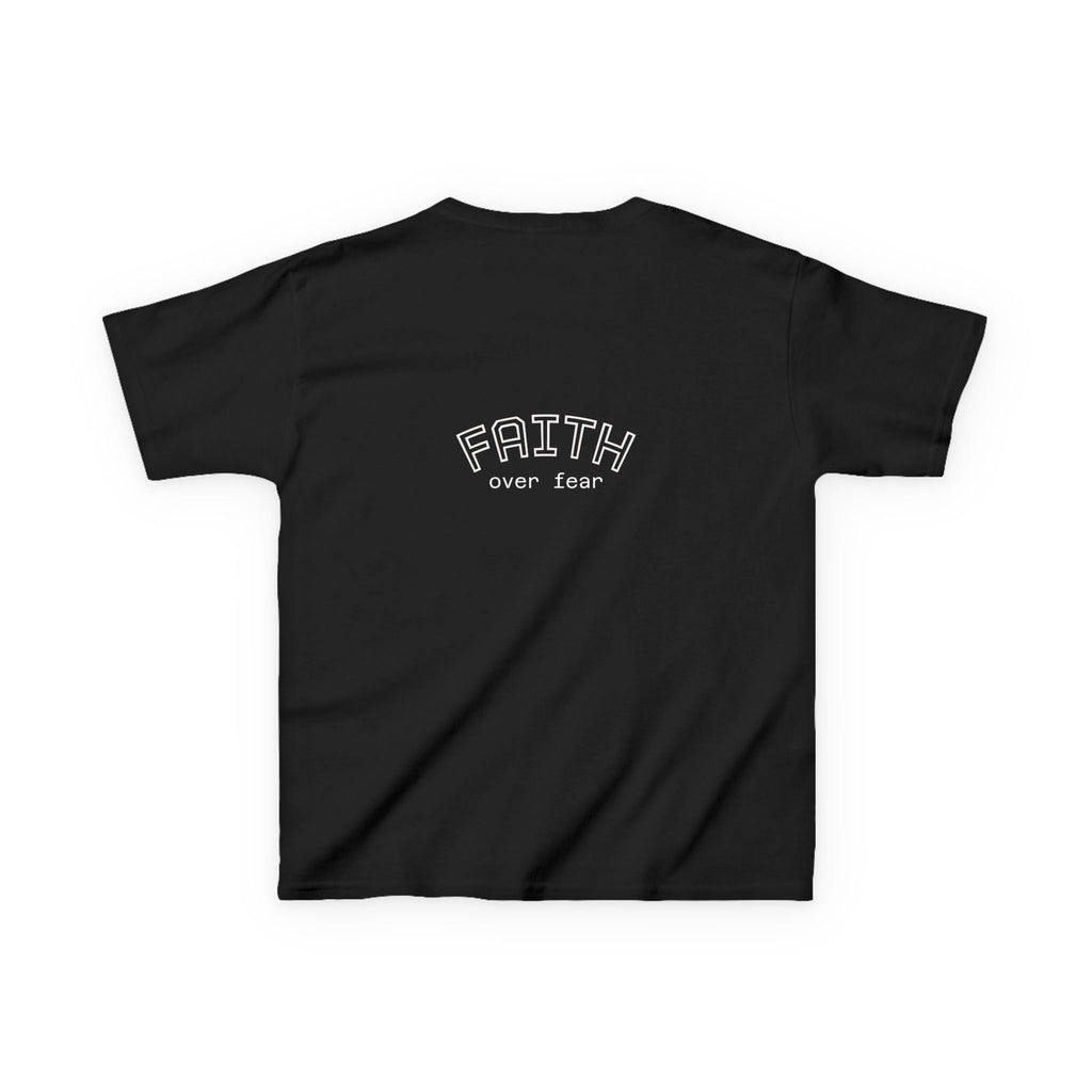 Faith Over Fear Kids Tee | Inspirational Christian Youth Shirt
