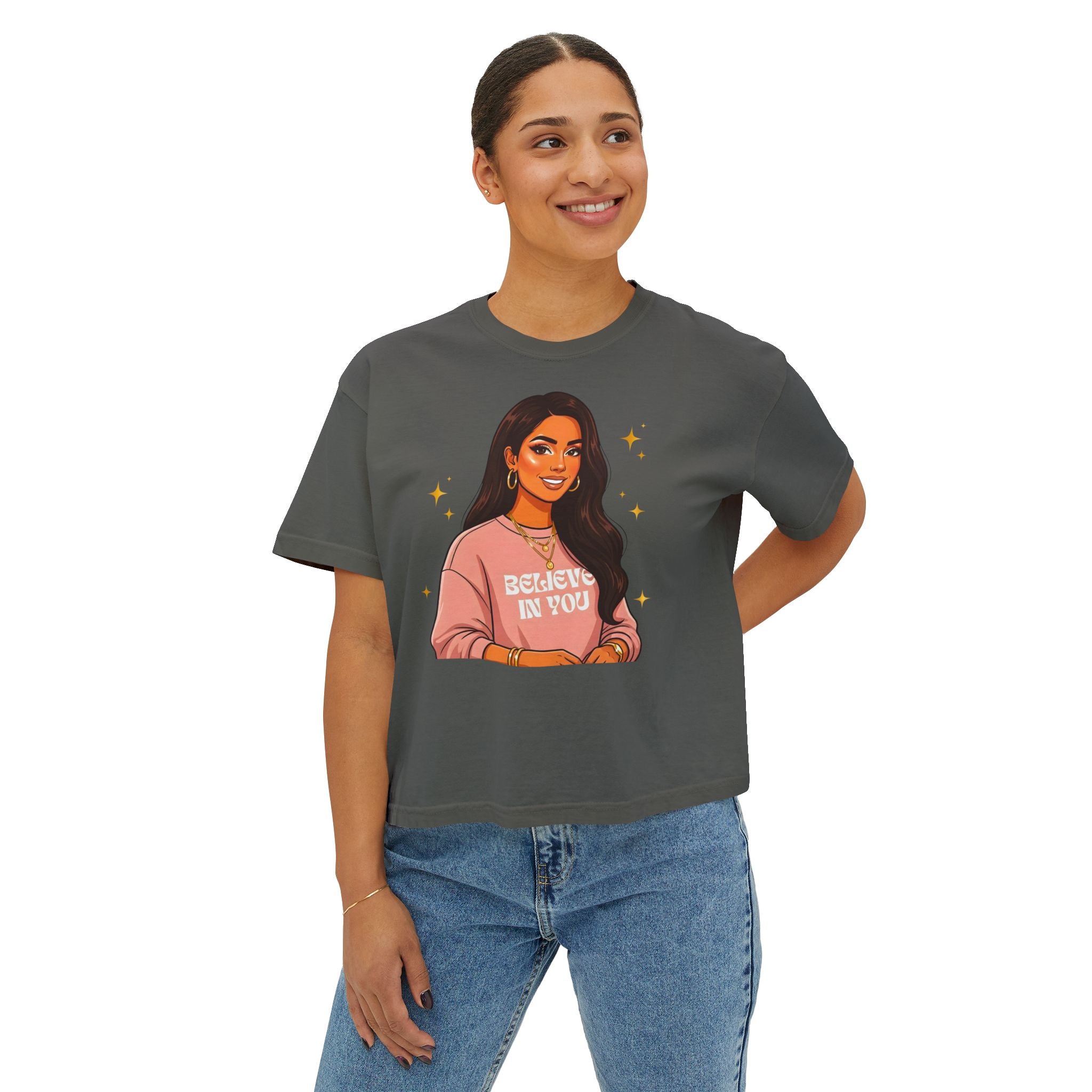 Believe In You Boxy Tee