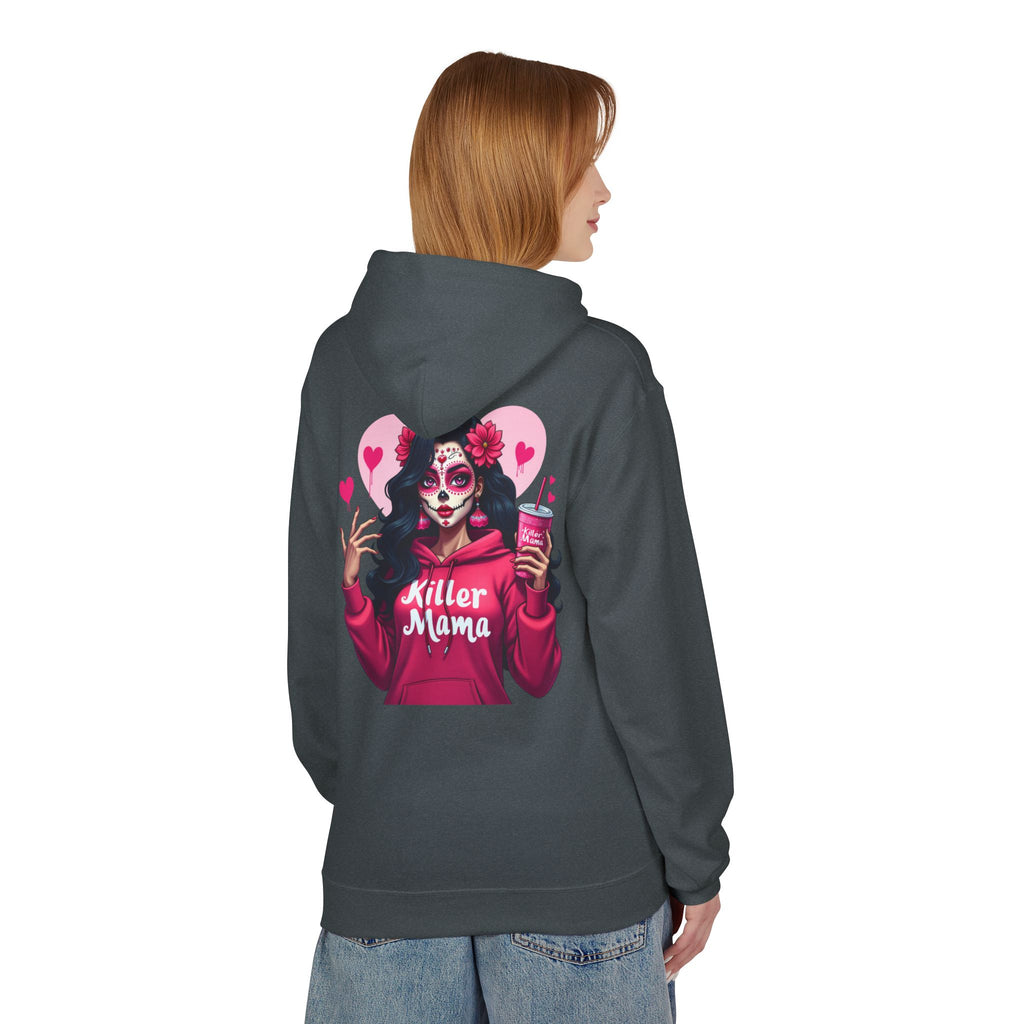 Killer Mama Hoodie — Day of the Dead Sugar Skull Mom Graphic Hoodie