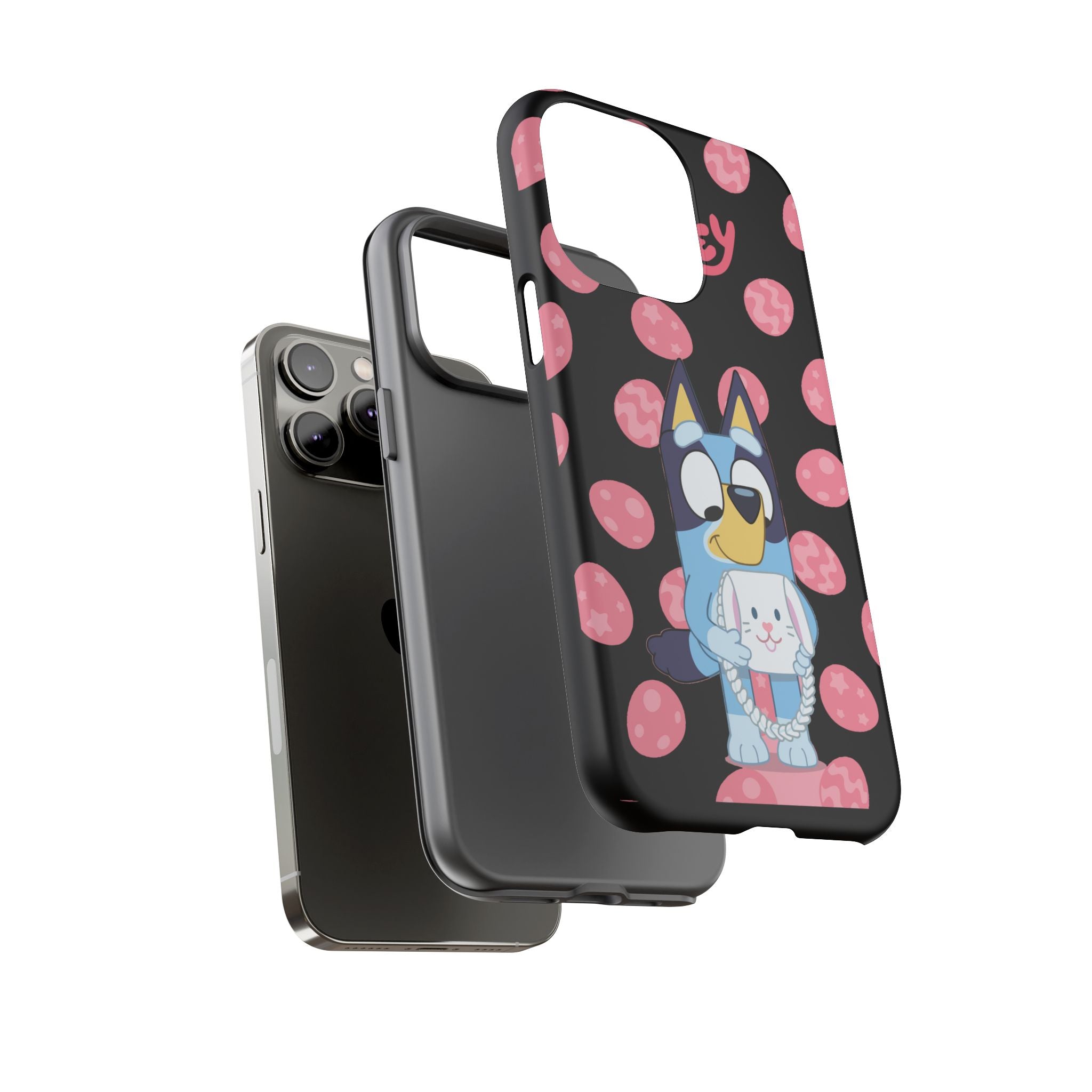 Bluey Holding Bunny phone case | Cute cartoon character phone case