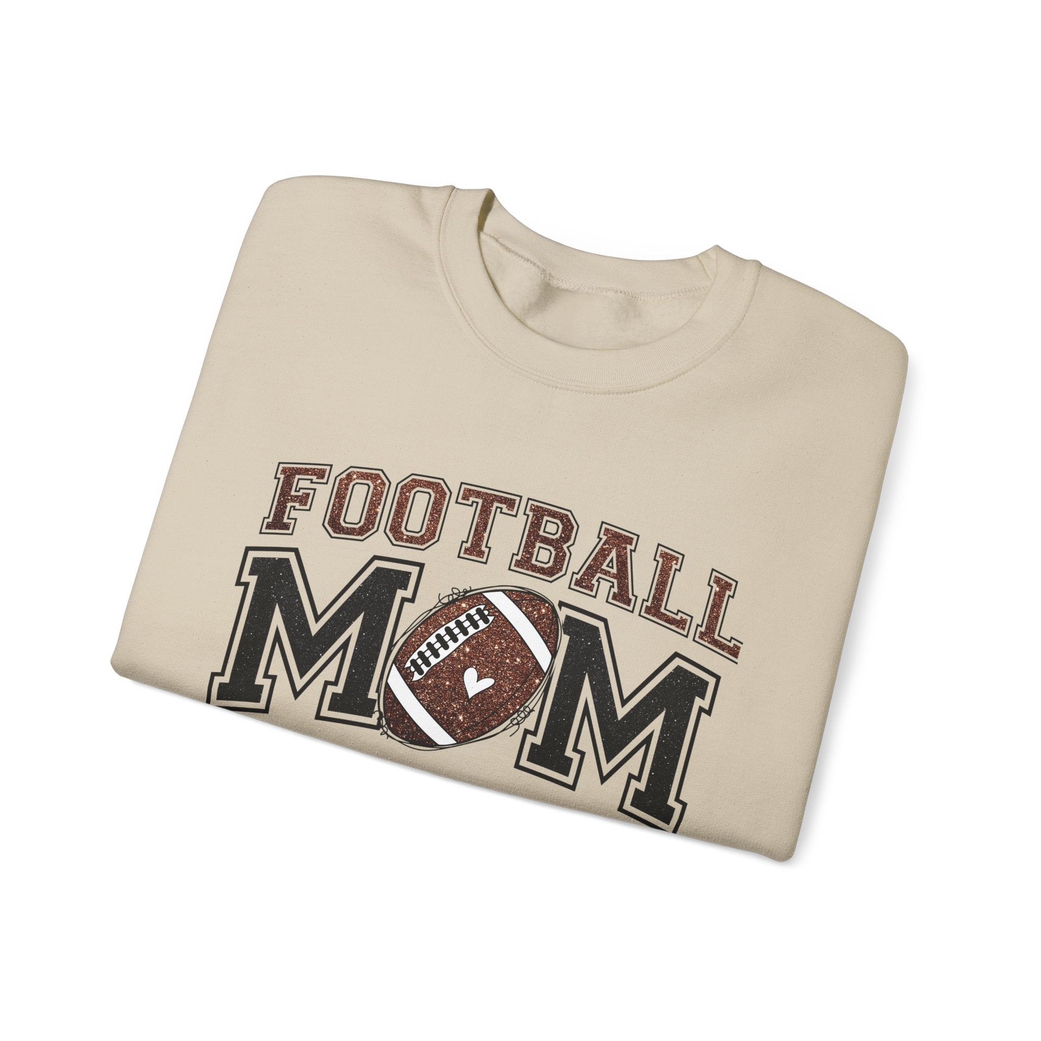 Football Mom Sweatshirt – “Like a Normal Mom But Louder & Prouder” Crewneck