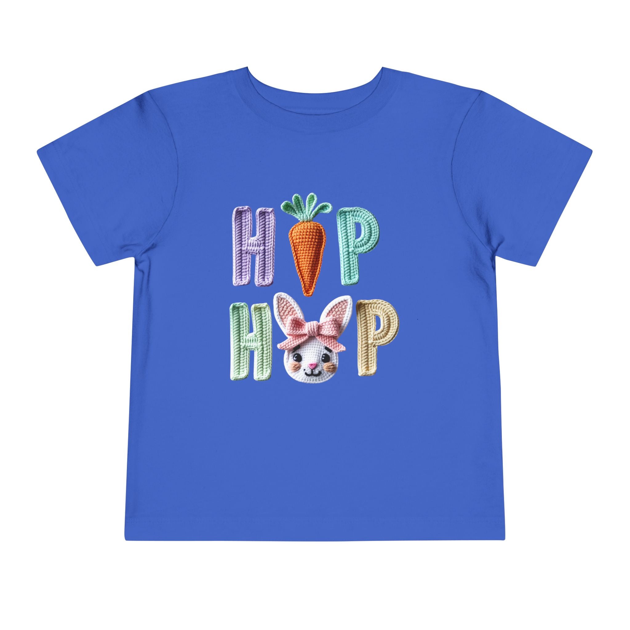 Hip Hop Easter Toddler Tee — Cute Bunny & Carrot Kids Shirt