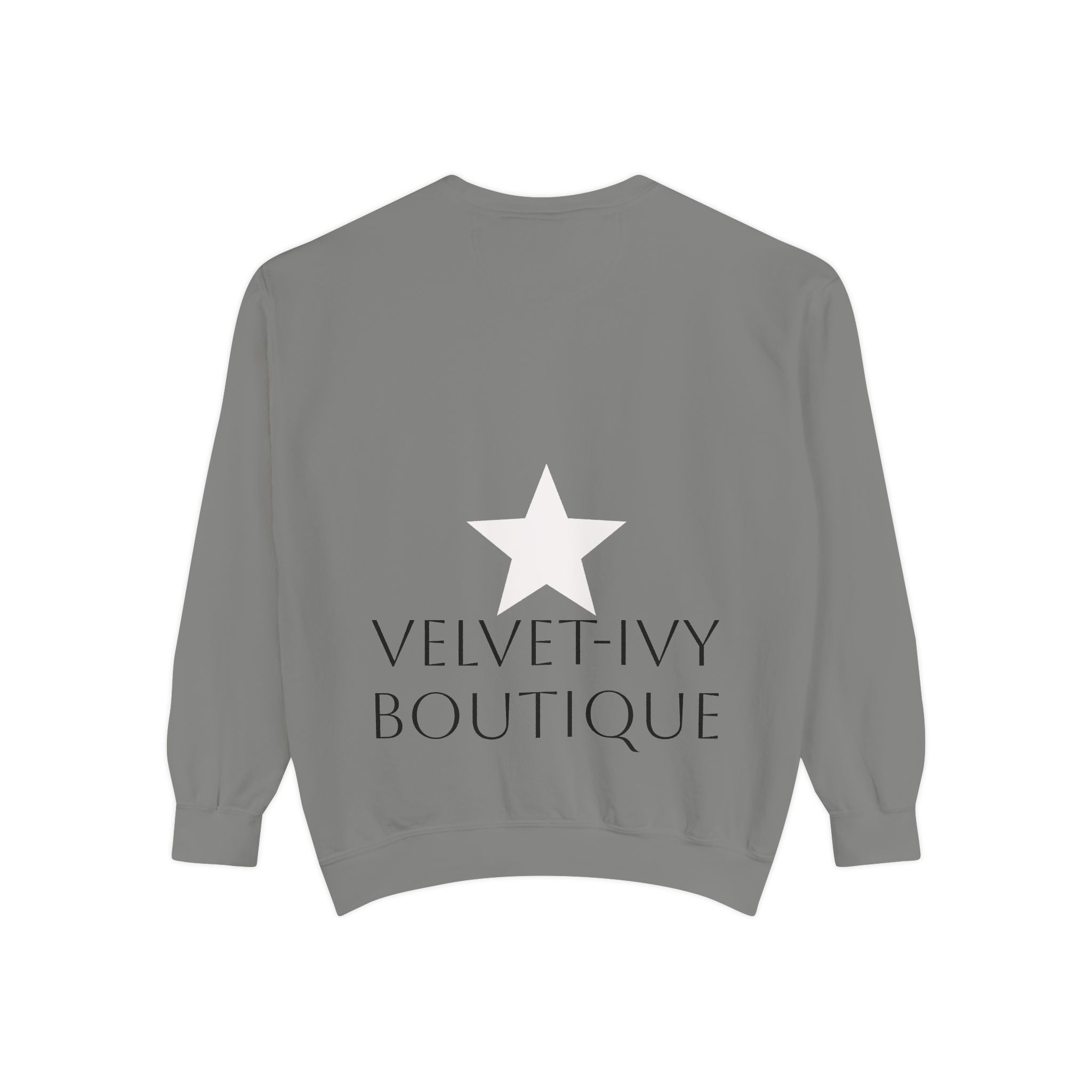 Red Stars New Day Sweatshirt | 'do good' Typography Crewneck