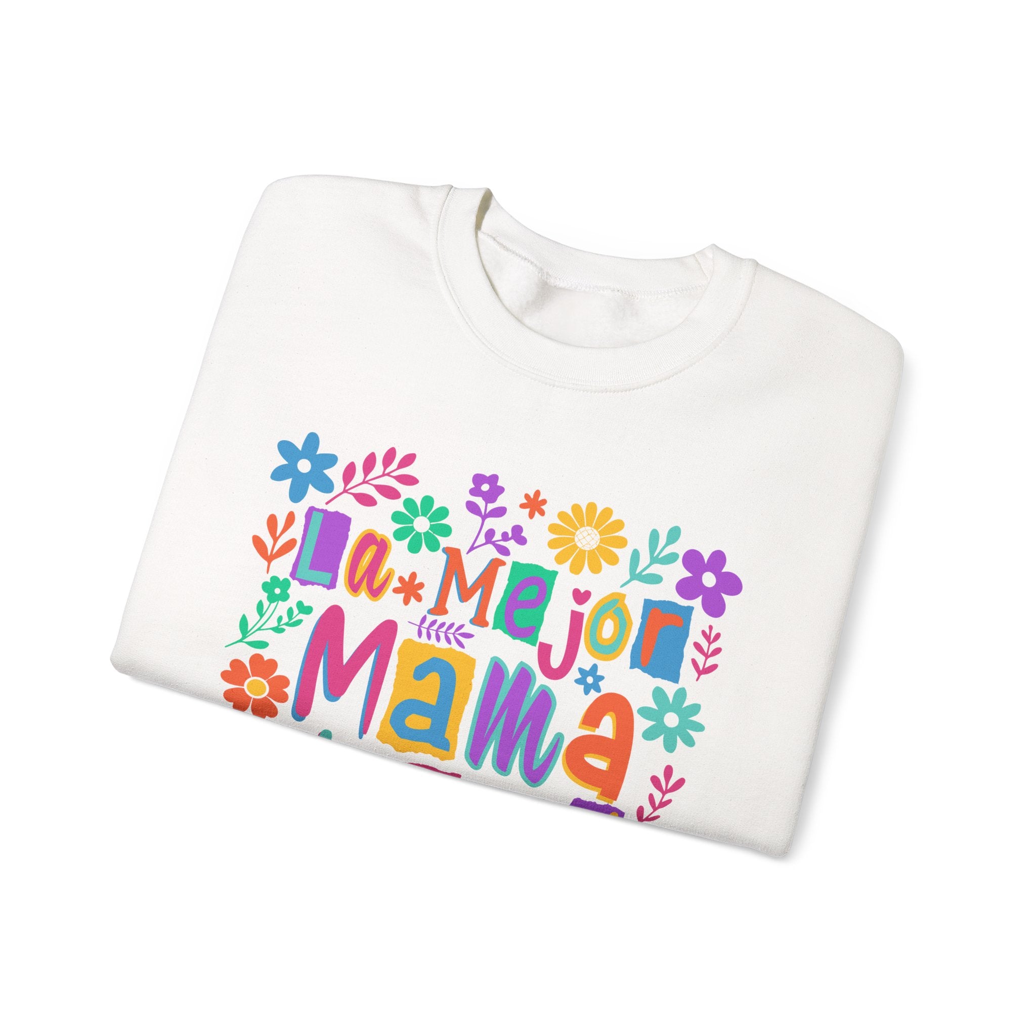 Sweatshirt — La Mejor Mamá del Mundo Floral Mother's Day Crewneck