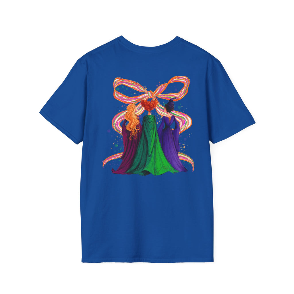 Hocus Pocus Halloween T‑Shirt — Colorful Witch Sisters Movie Tribute