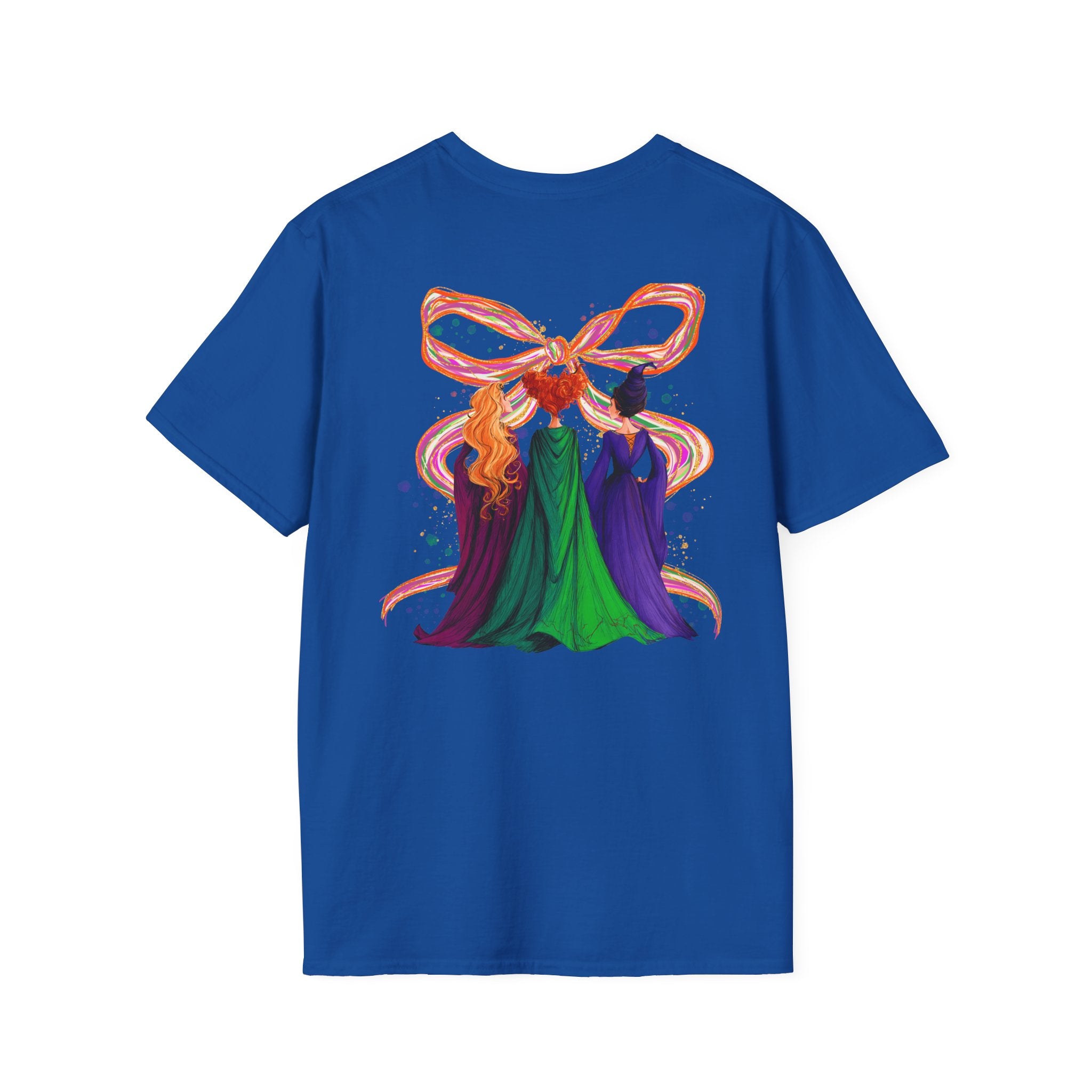 Hocus Pocus Halloween T‑Shirt — Colorful Witch Sisters Movie Tribute