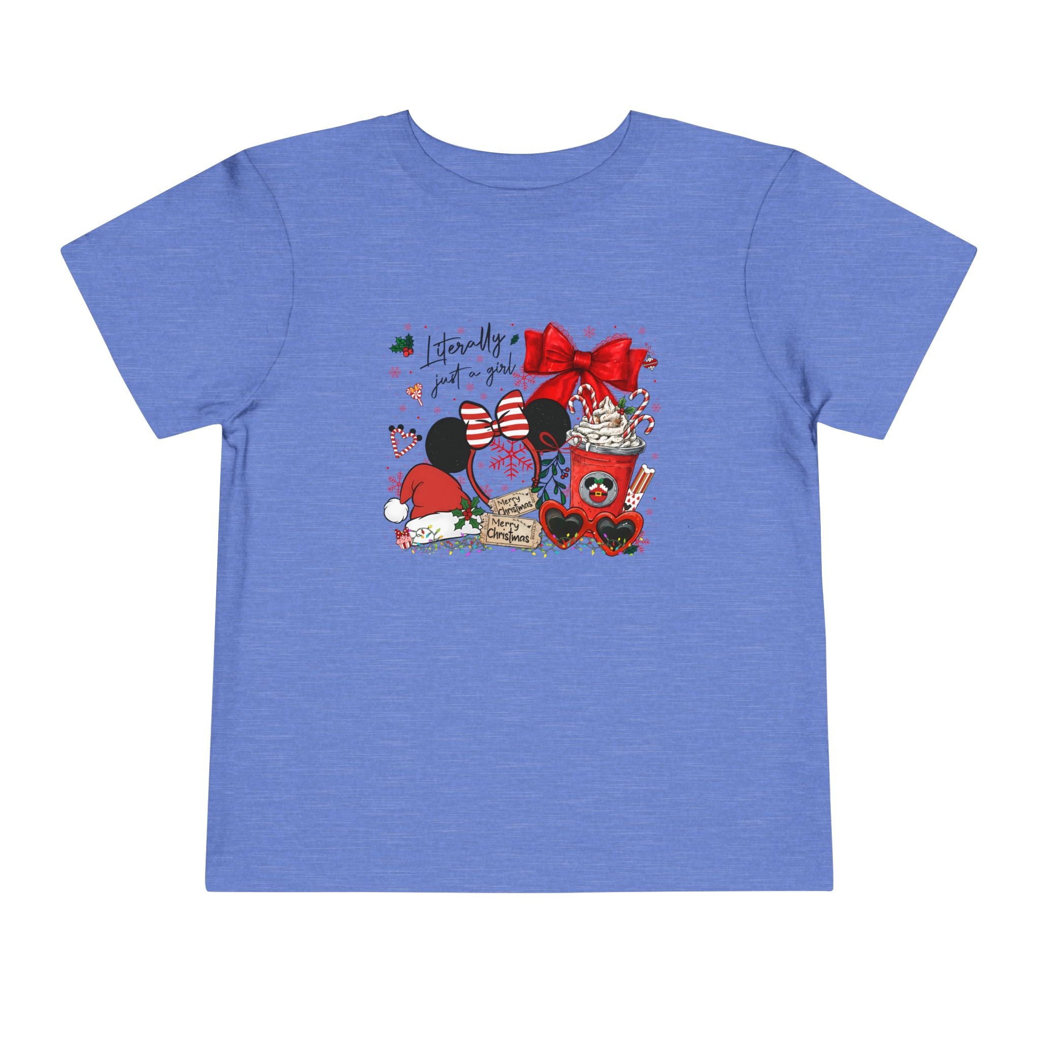 Toddler Tee — Cute Valentine Mickey Ears Coffee & Treats Design
