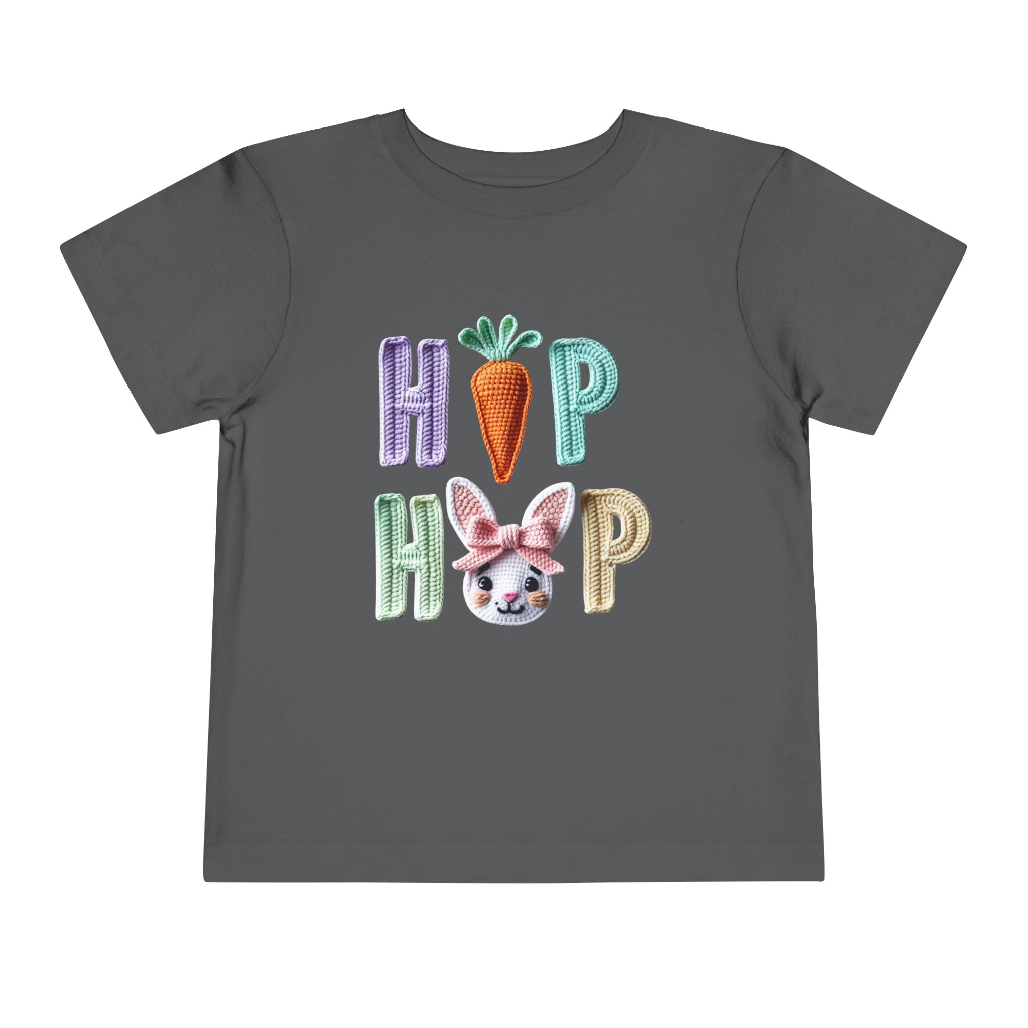 Hip Hop Easter Toddler Tee — Cute Bunny & Carrot Kids Shirt