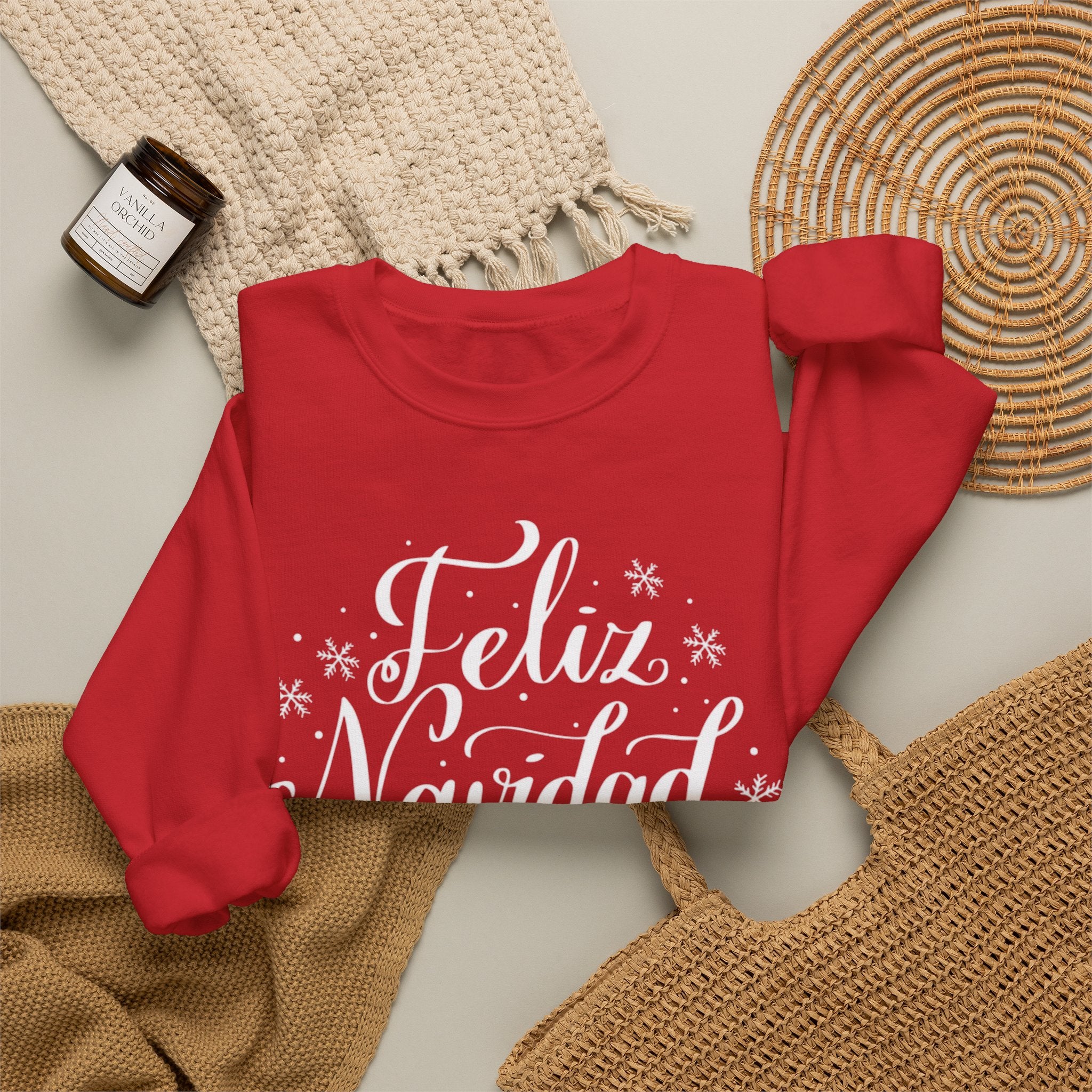 Feliz Navidad Sweatshirt – Festive Spanish Christmas Crewneck