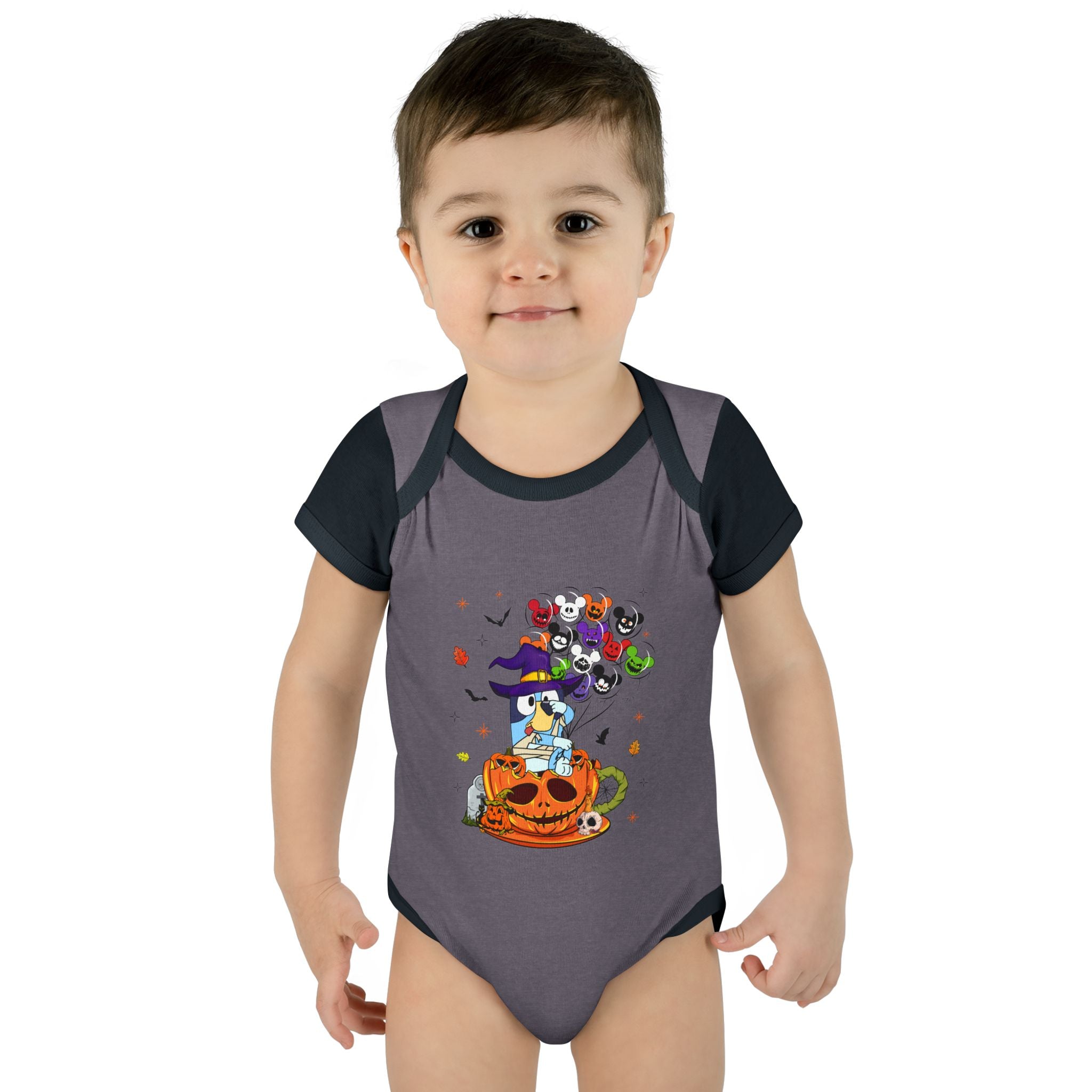 Infant Halloween Witch Pumpkin Bodysuit – Cute Baby Trick-or-Treat Costume