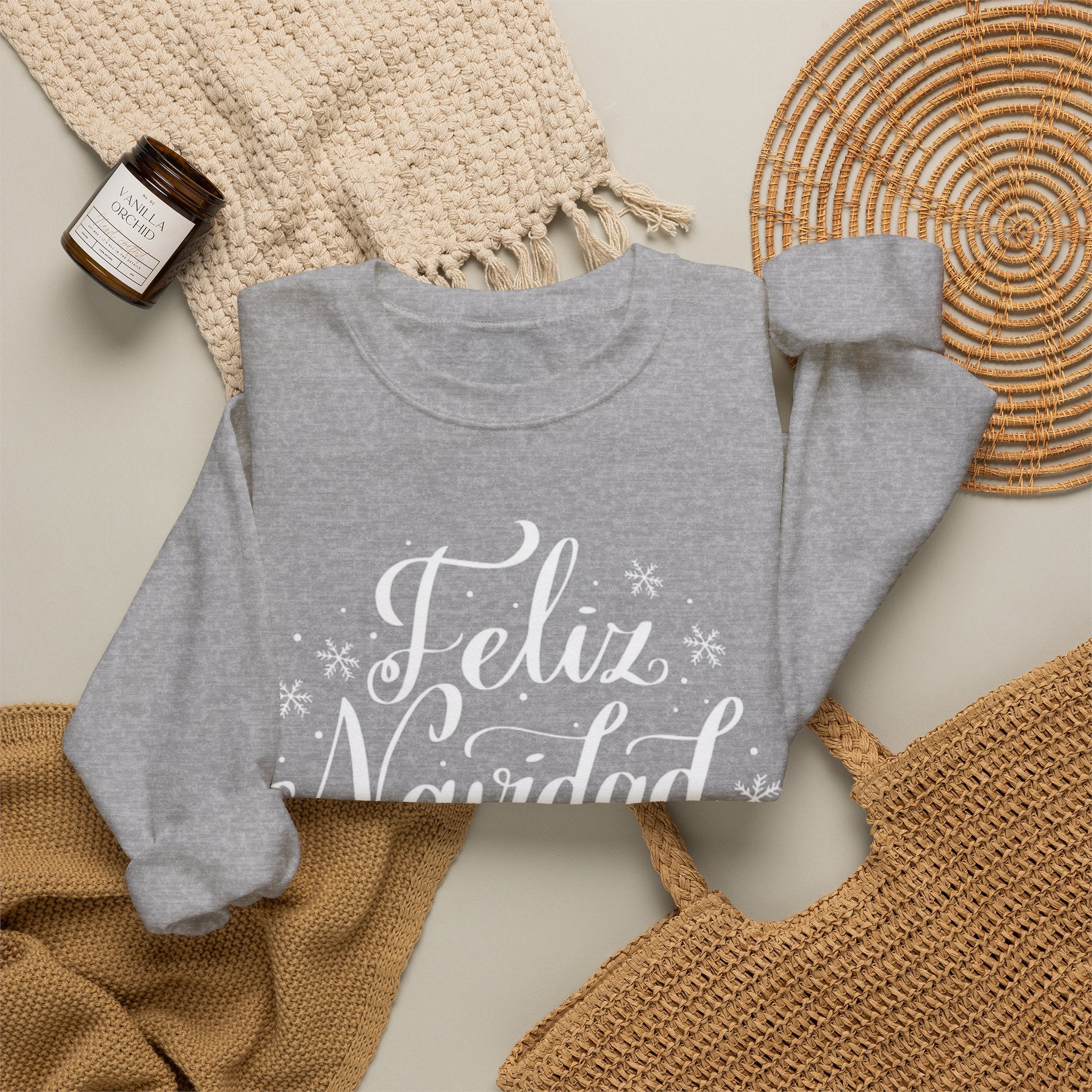Feliz Navidad Sweatshirt – Festive Spanish Christmas Crewneck