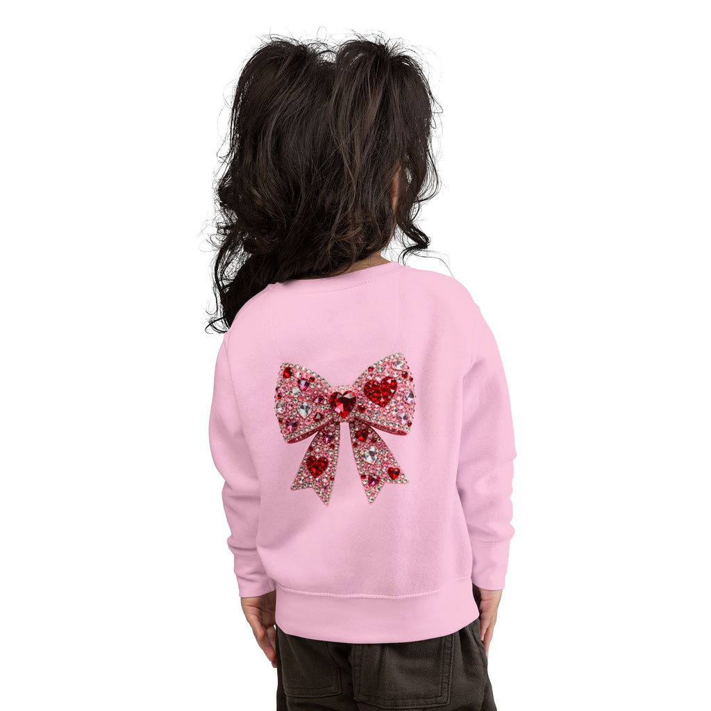 Toddler Sweatshirt — Pink Heart Huntrix