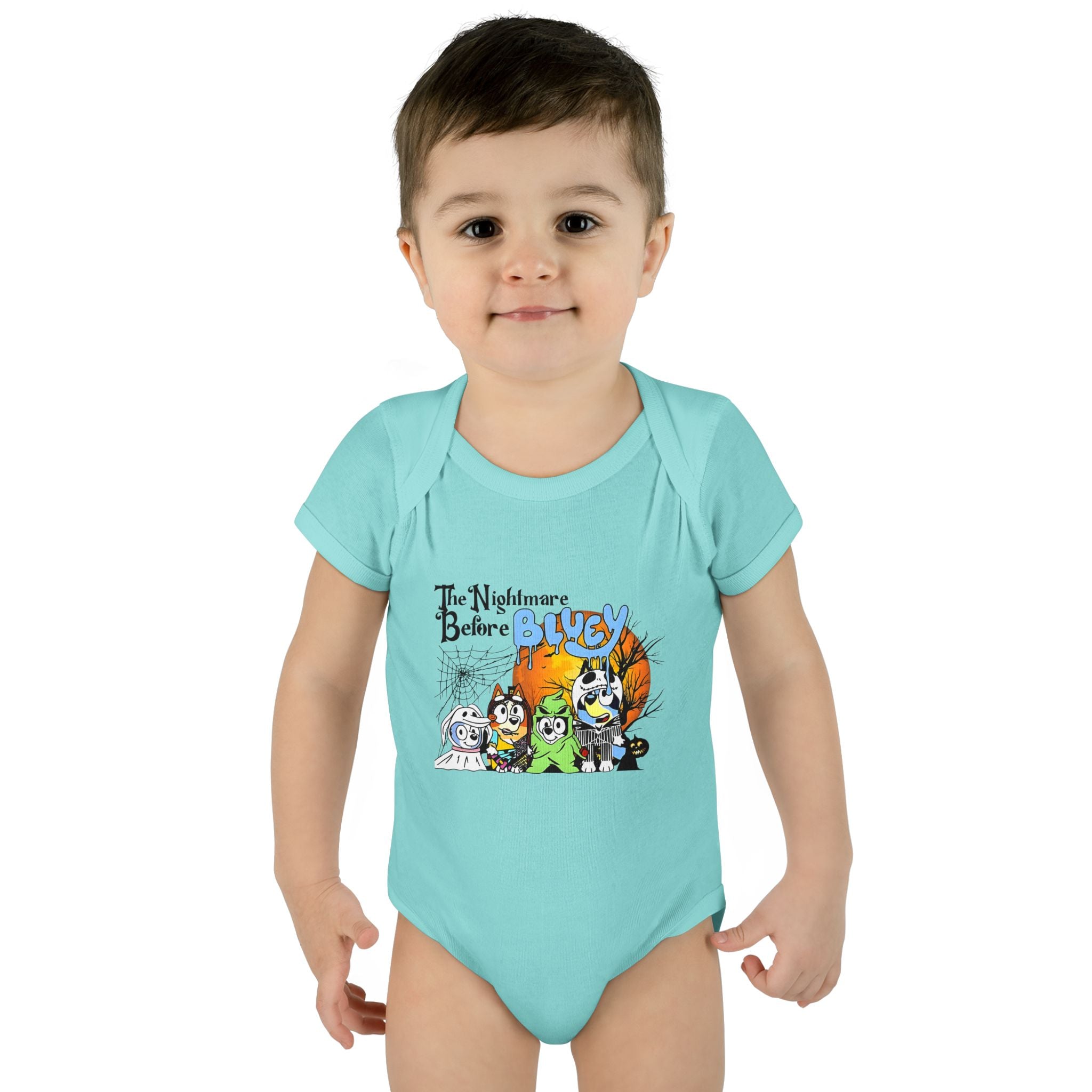 Baby Bodysuit - Cute Cartoon Halloween Infant Onesie