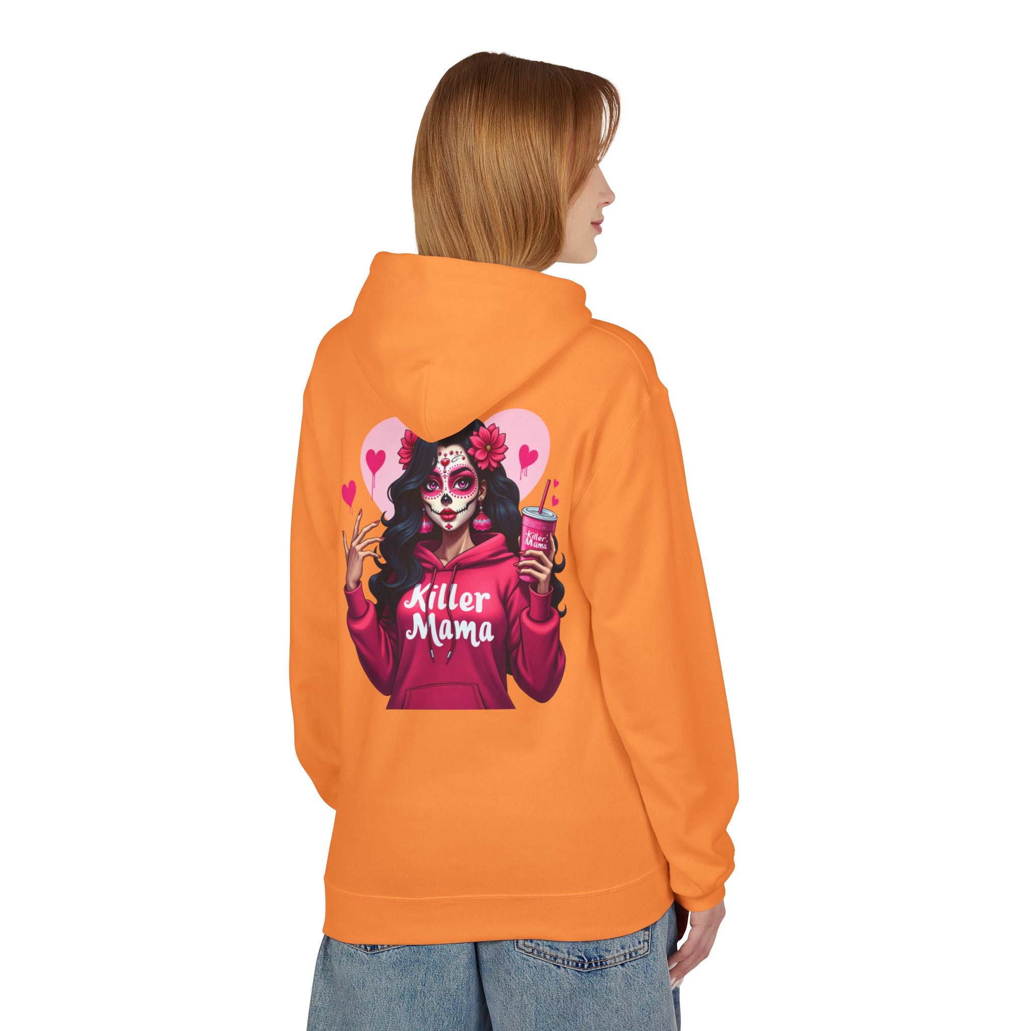 Killer Mama Hoodie — Day of the Dead Sugar Skull Mom Graphic Hoodie