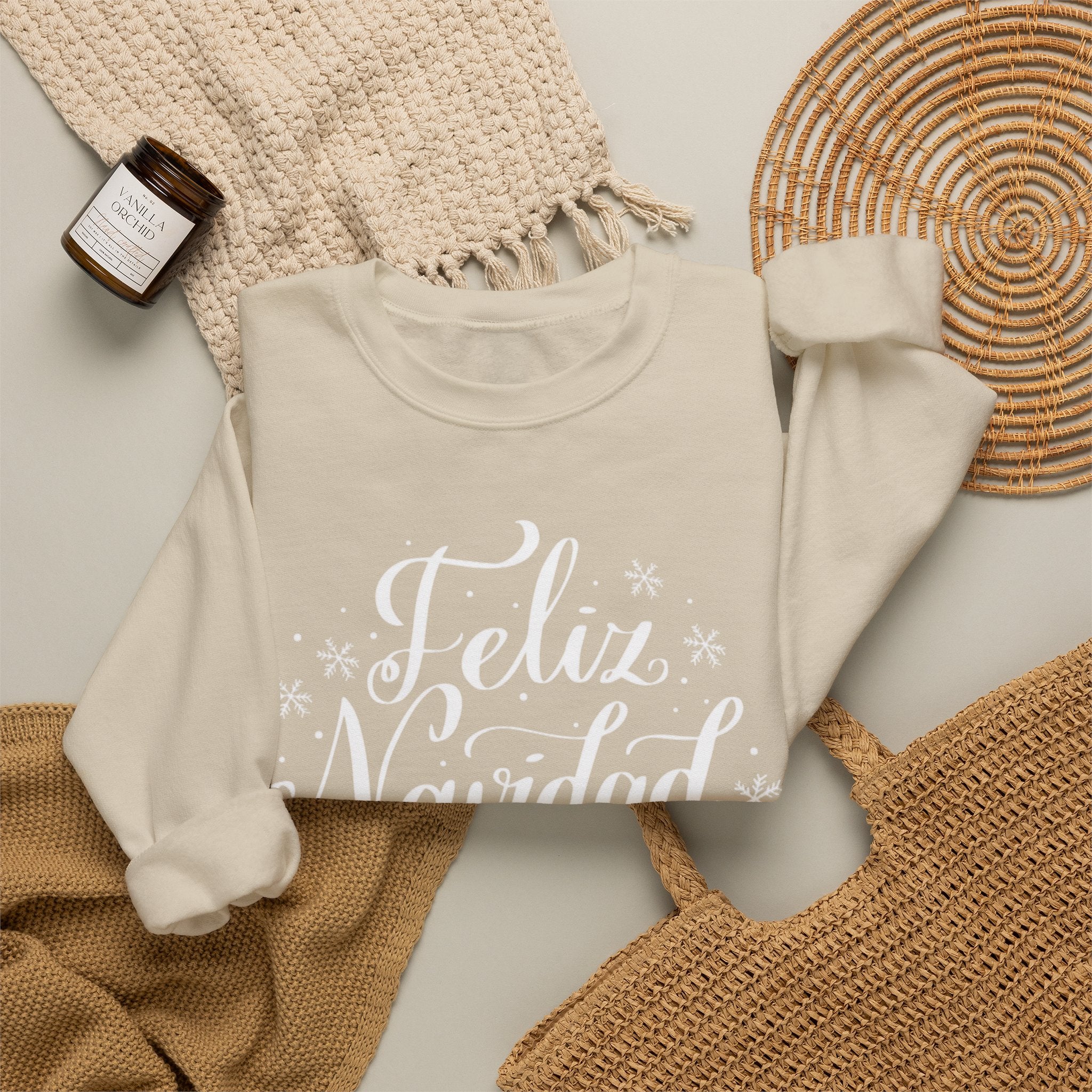 Feliz Navidad Sweatshirt – Festive Spanish Christmas Crewneck