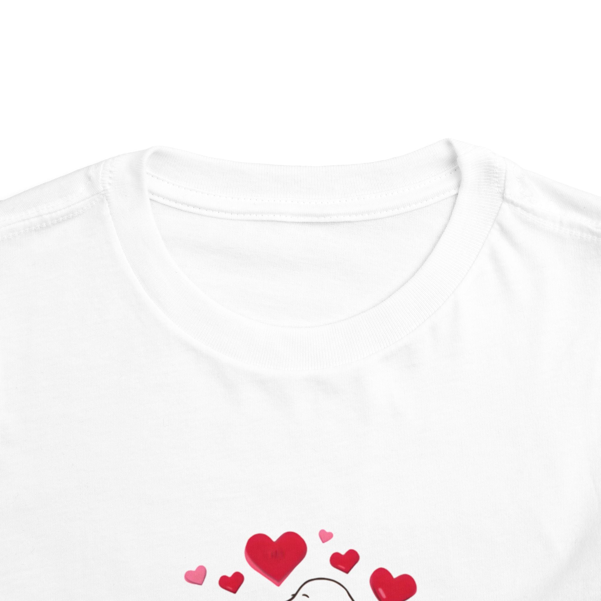 Toddler Tee — Cute Puppy “Love Is in the Air” Valentine Shirt