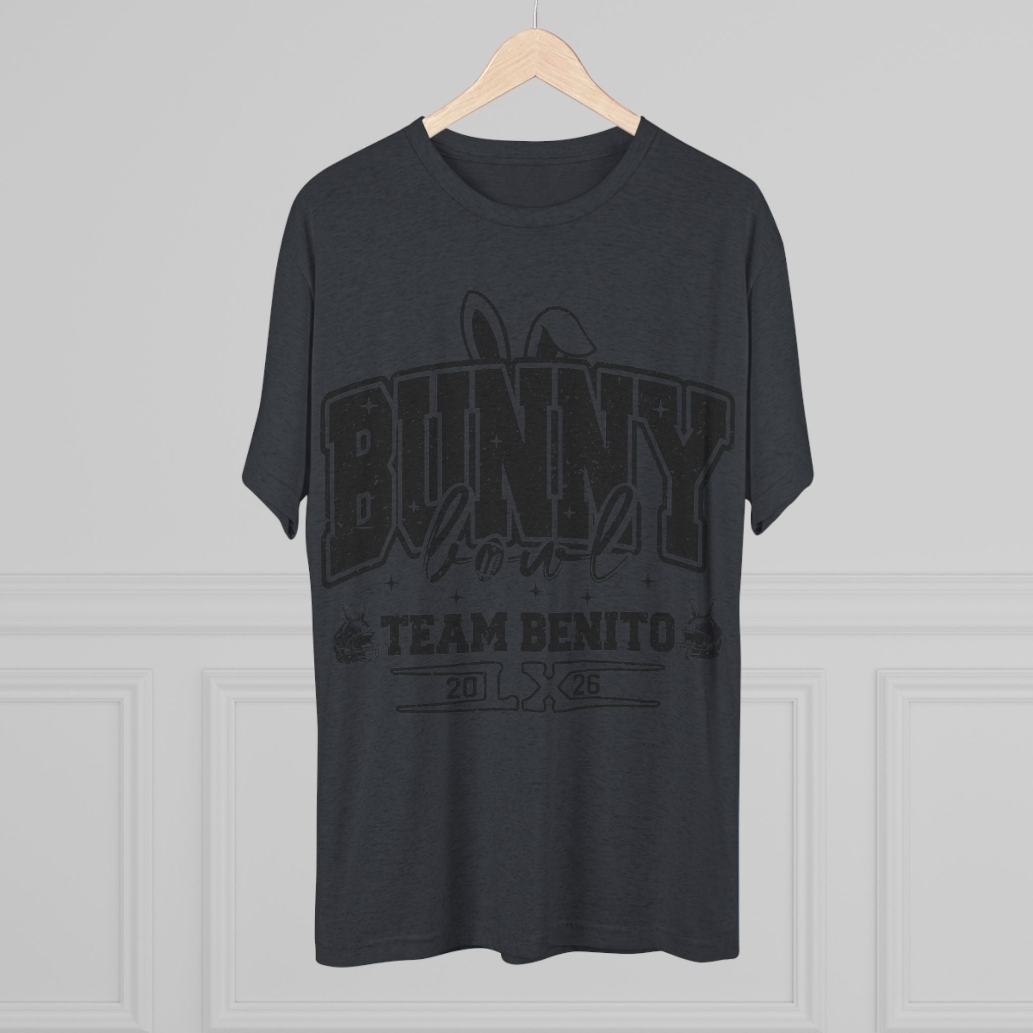 Bunny Bowl Team Benito Tee — Vintage Sports Easter Rabbit Graphic Shirt