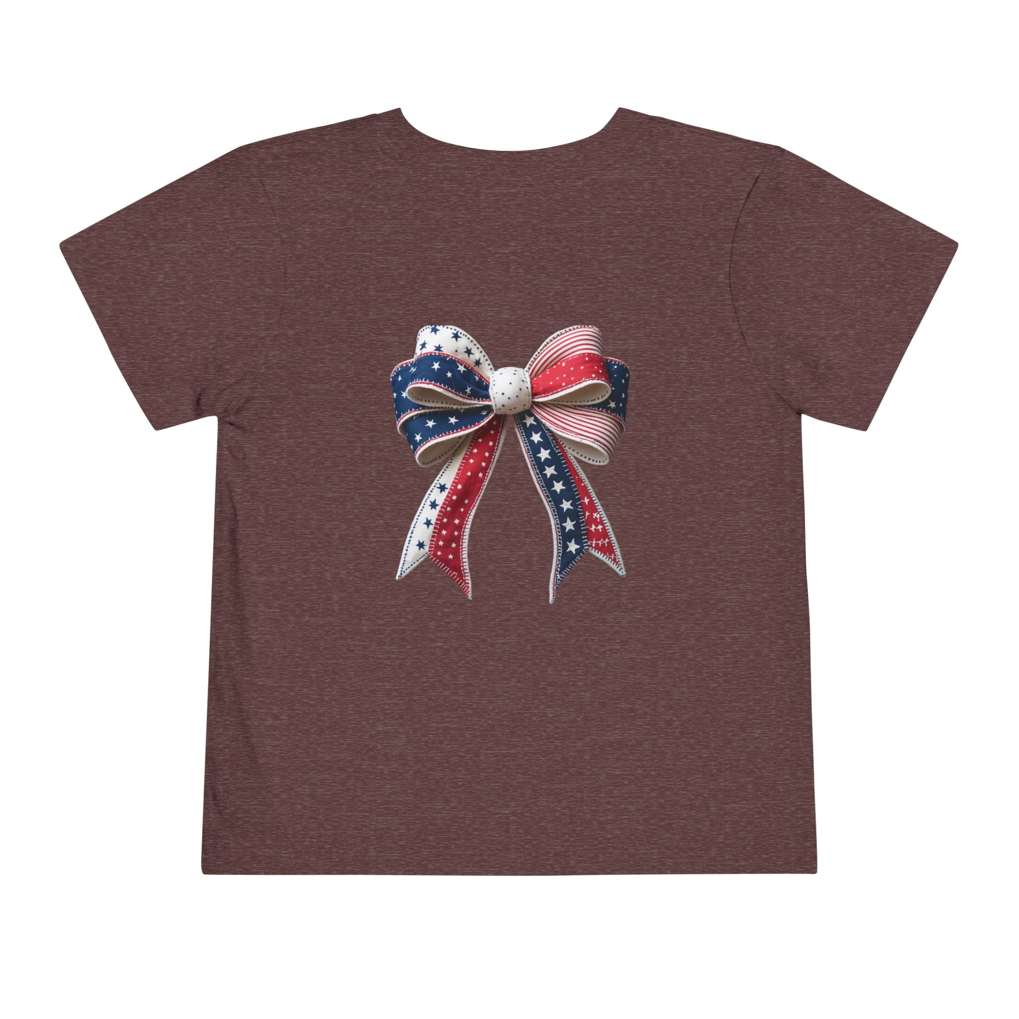 Toddler Tee - "Stay Spangled Sassy" Patriotic Bow 4th of July Shirt
