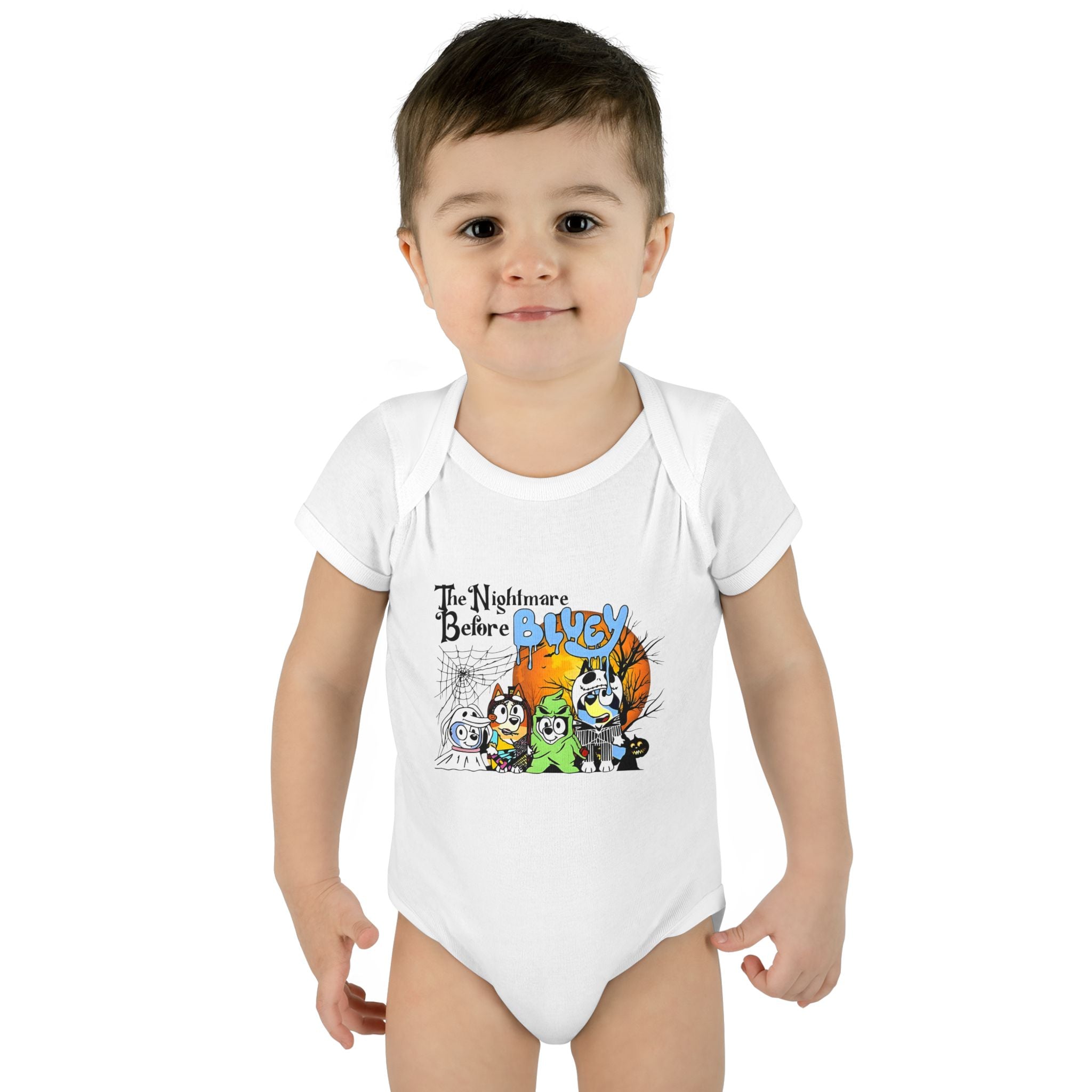 Baby Bodysuit - Cute Cartoon Halloween Infant Onesie