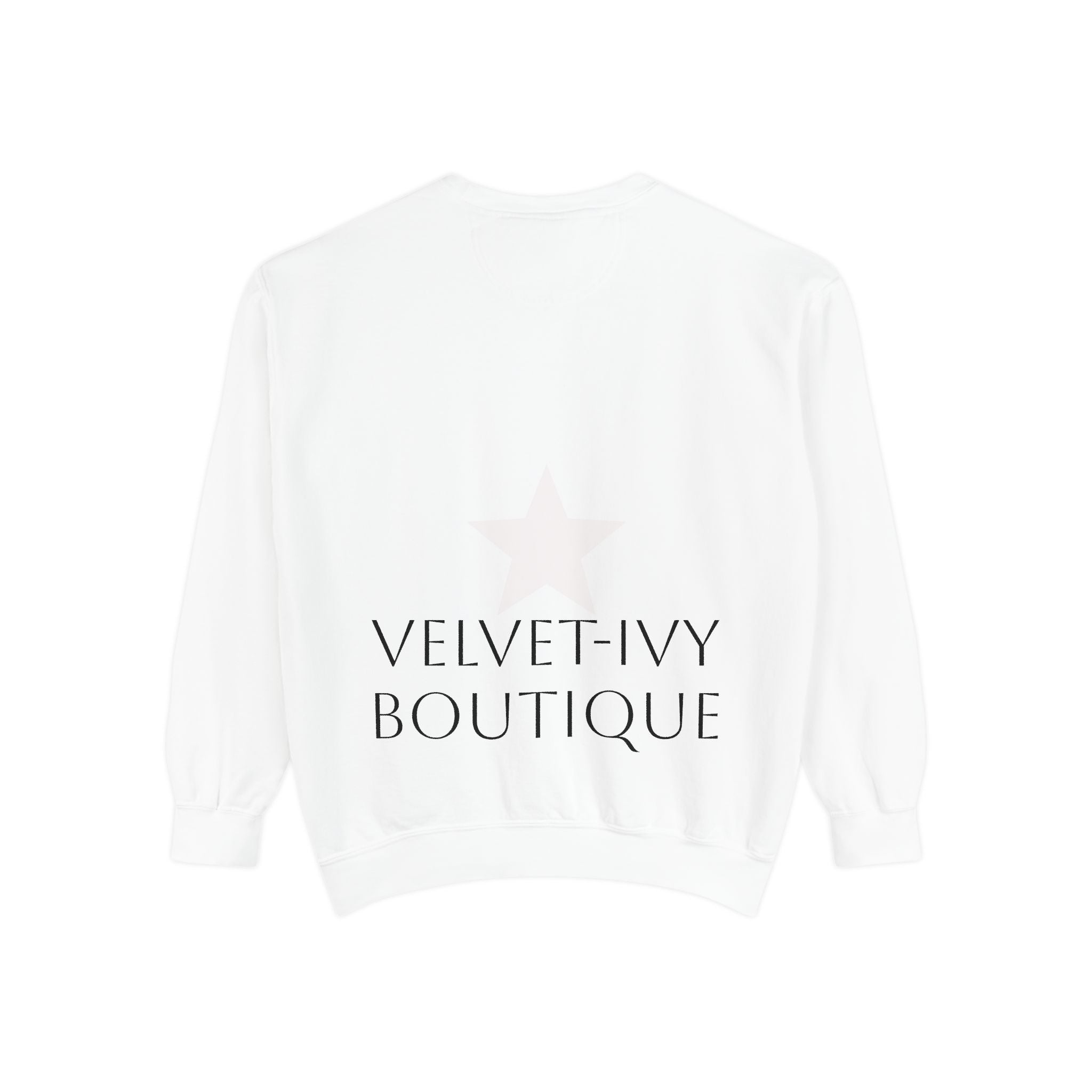 Red Stars New Day Sweatshirt | 'do good' Typography Crewneck