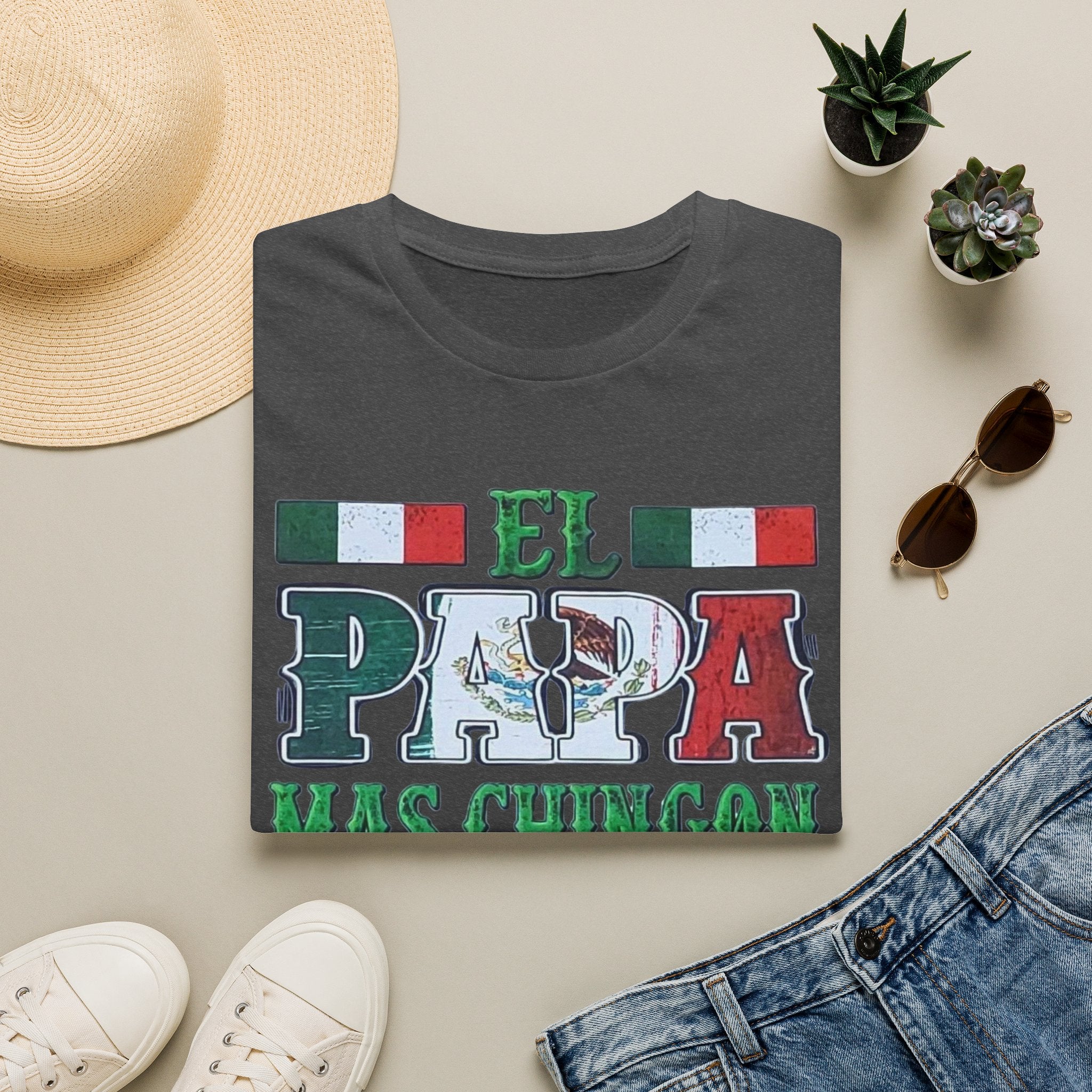 El Papá Más Chingón T-Shirt – Mexican Flag Father's Day Tee