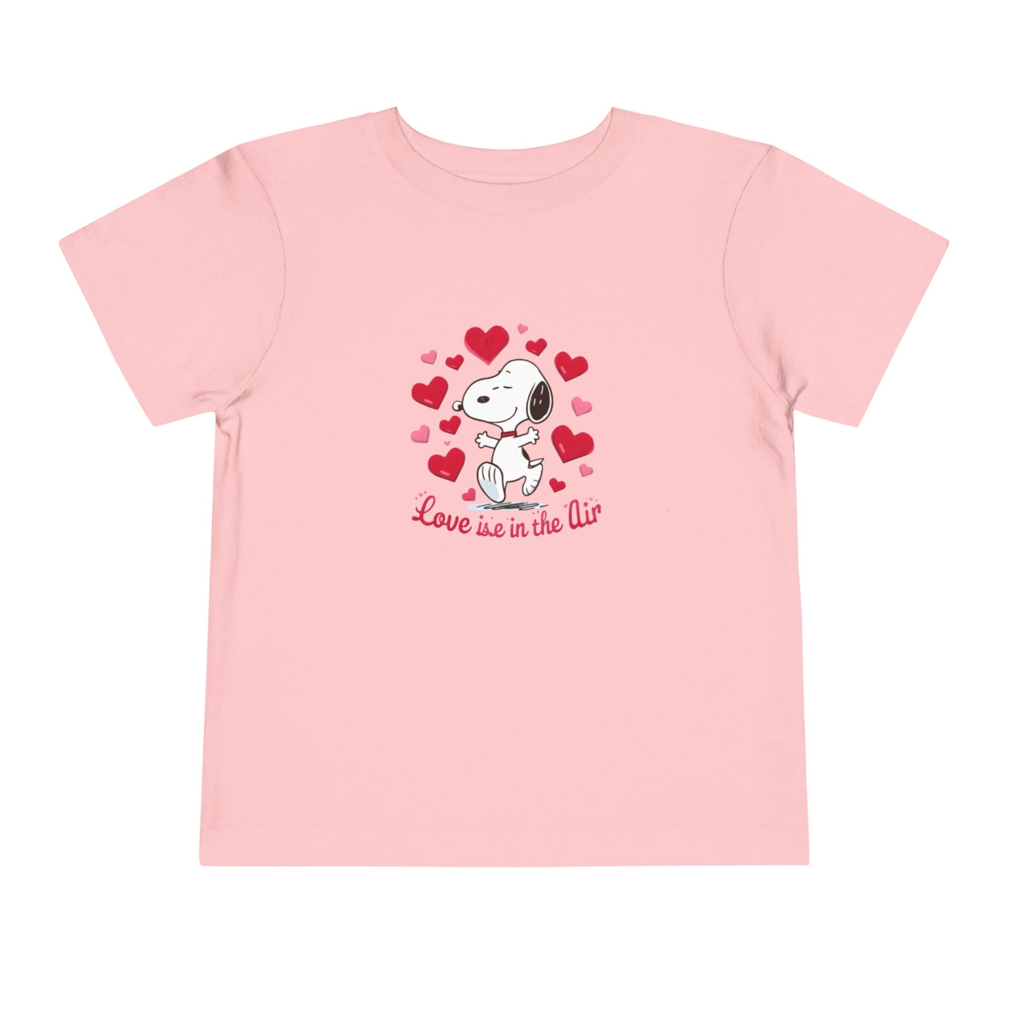 Toddler Tee — Cute Puppy “Love Is in the Air” Valentine Shirt