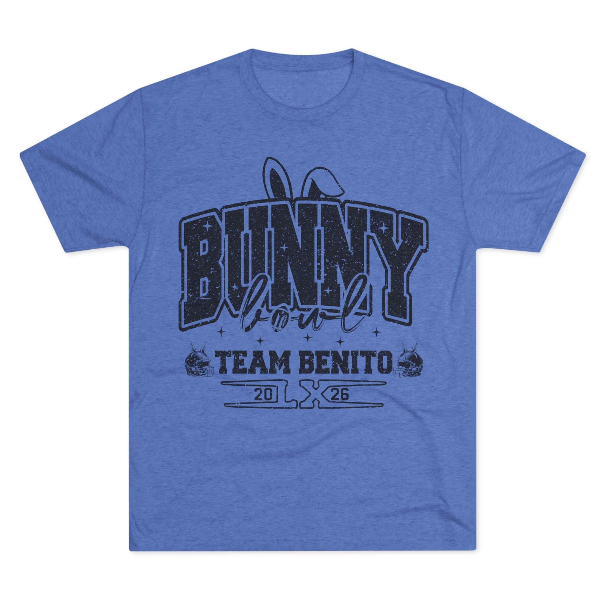Bunny Bowl Team Benito Tee — Vintage Sports Easter Rabbit Graphic Shirt