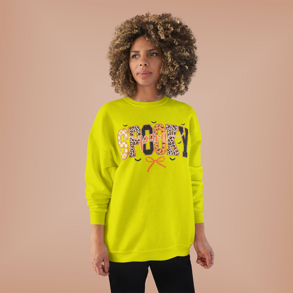 Spooky Leopard Halloween Crewneck Sweatshirt