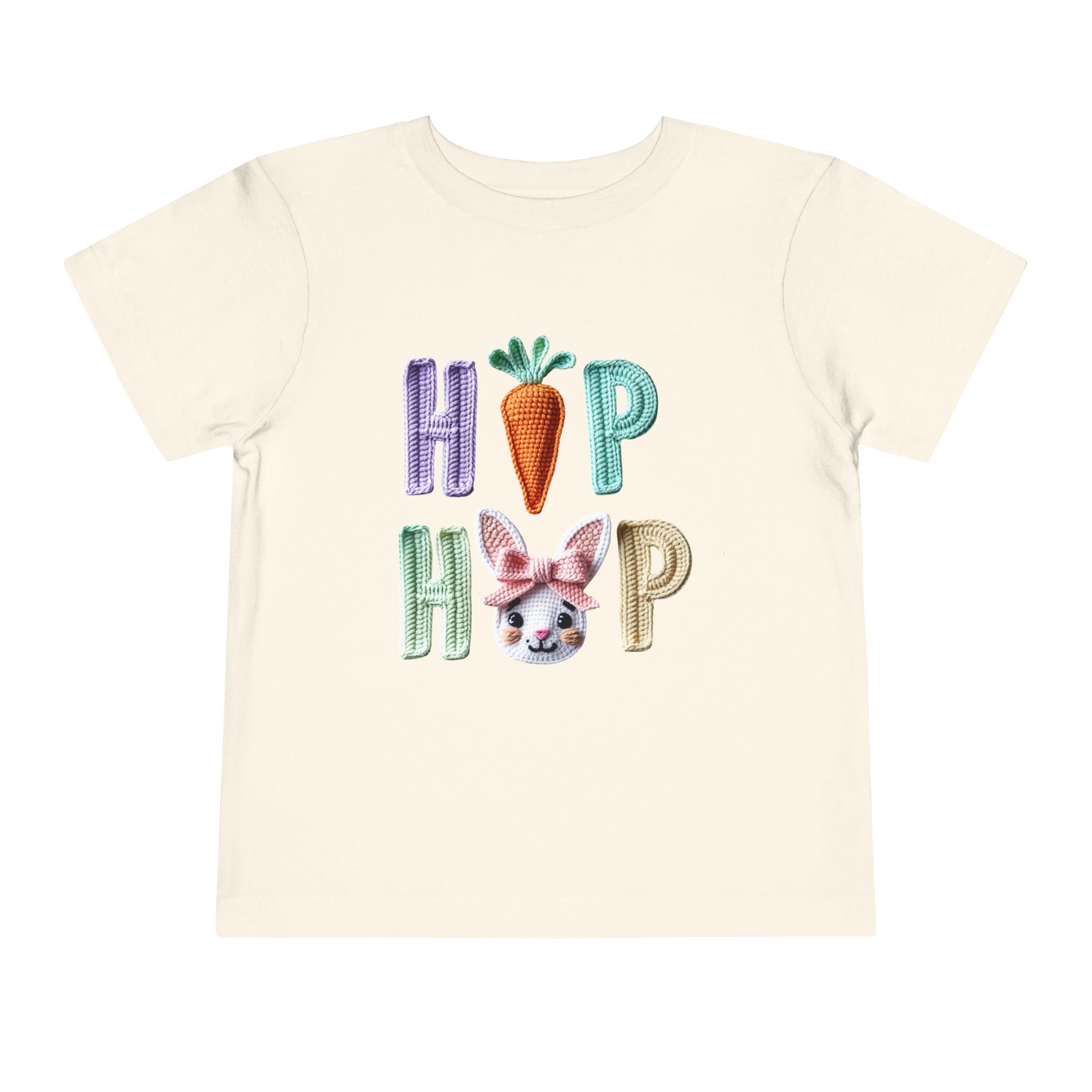 Hip Hop Easter Toddler Tee — Cute Bunny & Carrot Kids Shirt