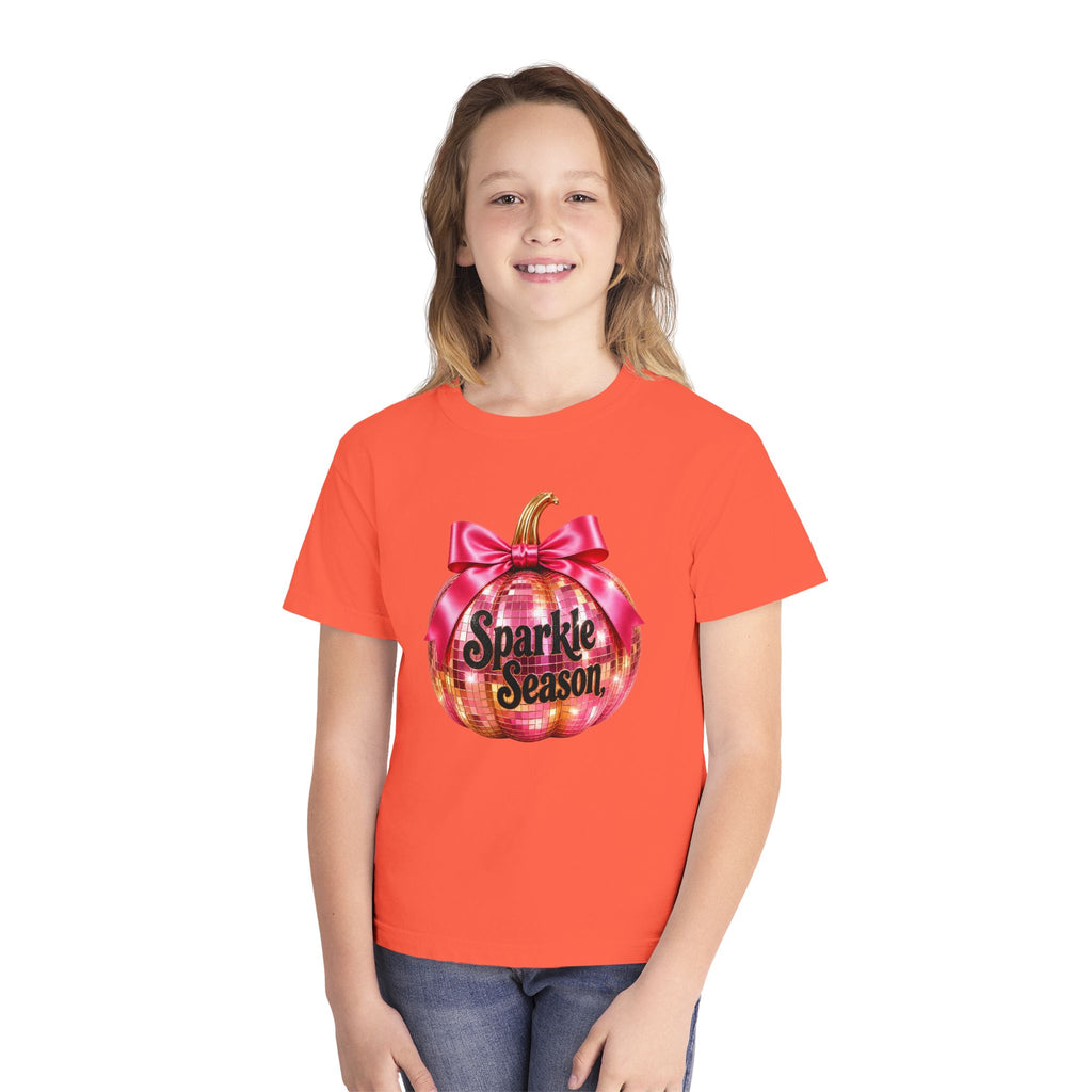 Sparkle Season Pumpkin Youth T‑Shirt