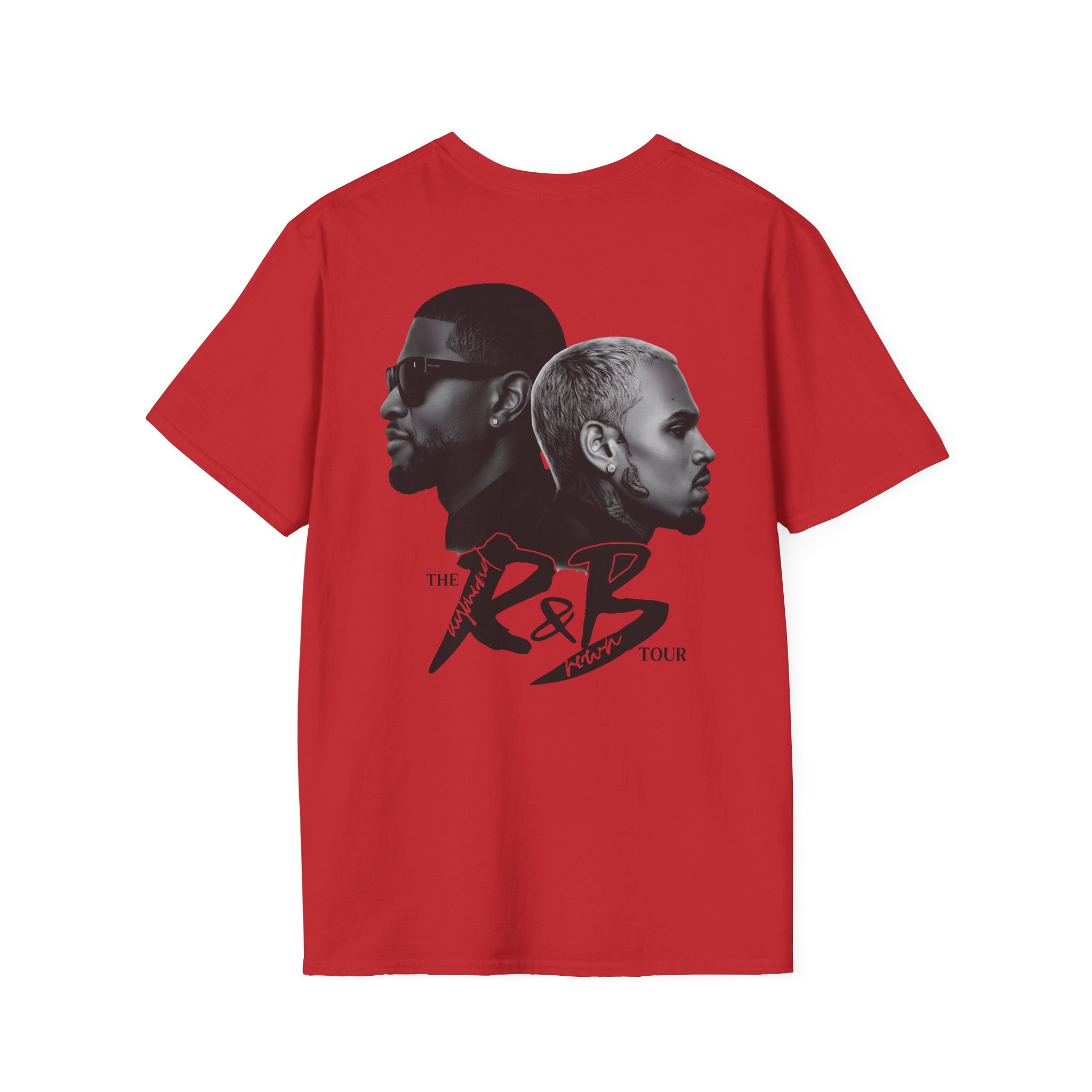R&B Minimalist Logo T-Shirt — Retro Script Chest Print