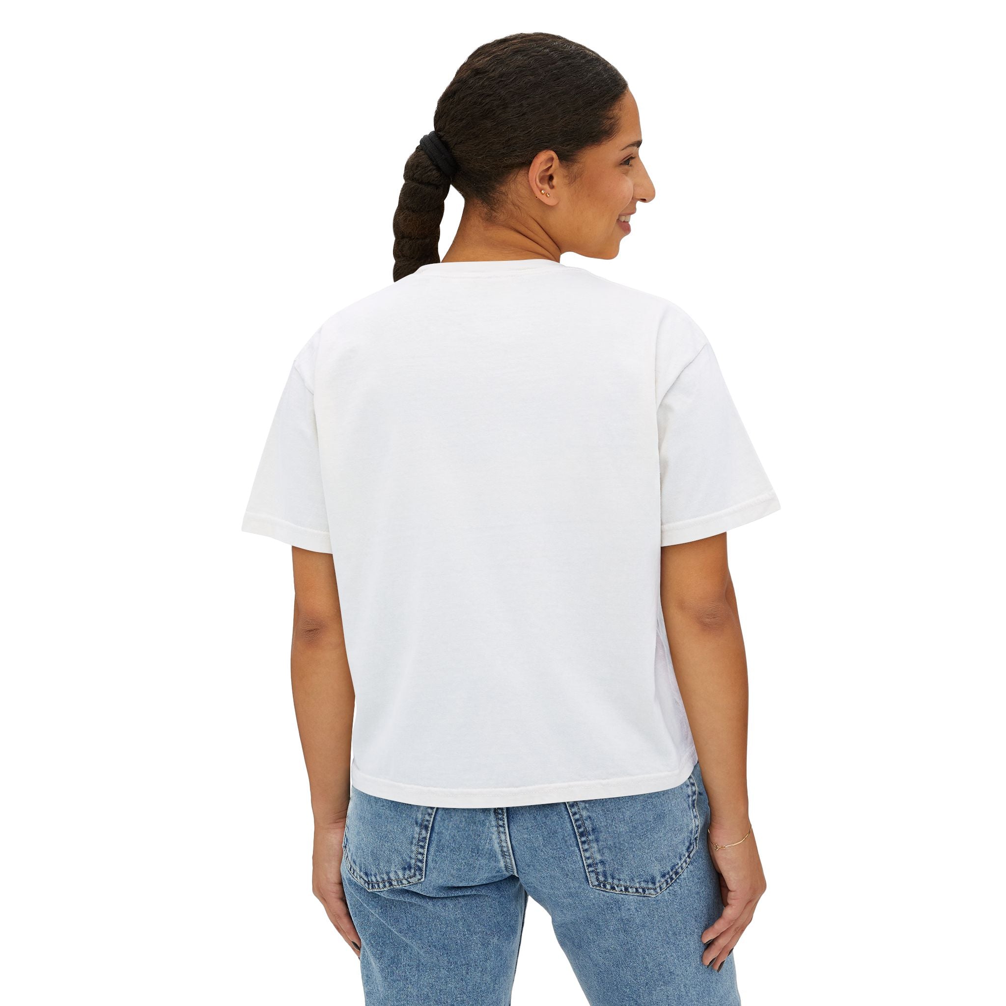 Booked & Beautiful Women's Boxy Tee — Empowering Black Girl Magic Graphic Shirt