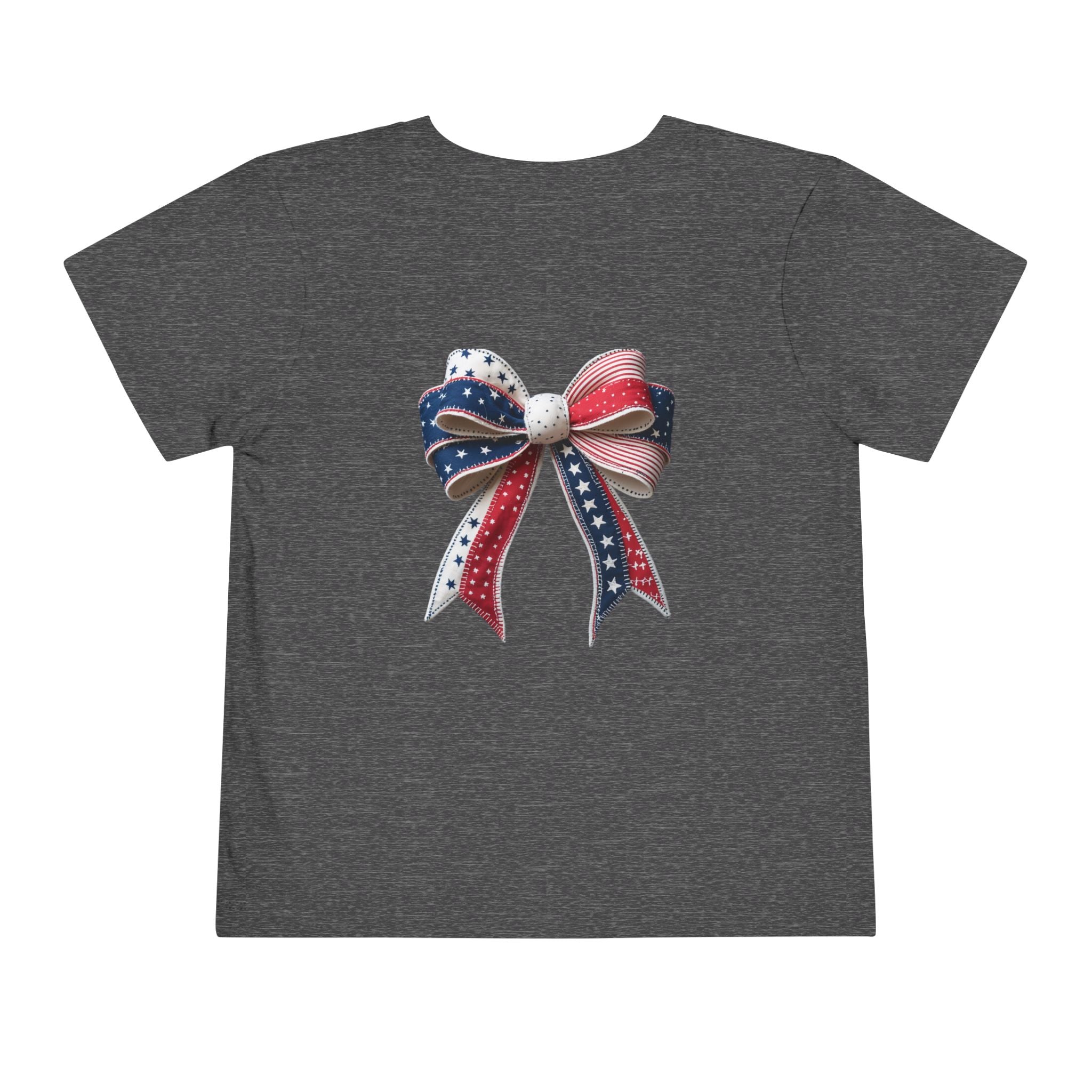 Toddler Tee - "Stay Spangled Sassy" Patriotic Bow 4th of July Shirt