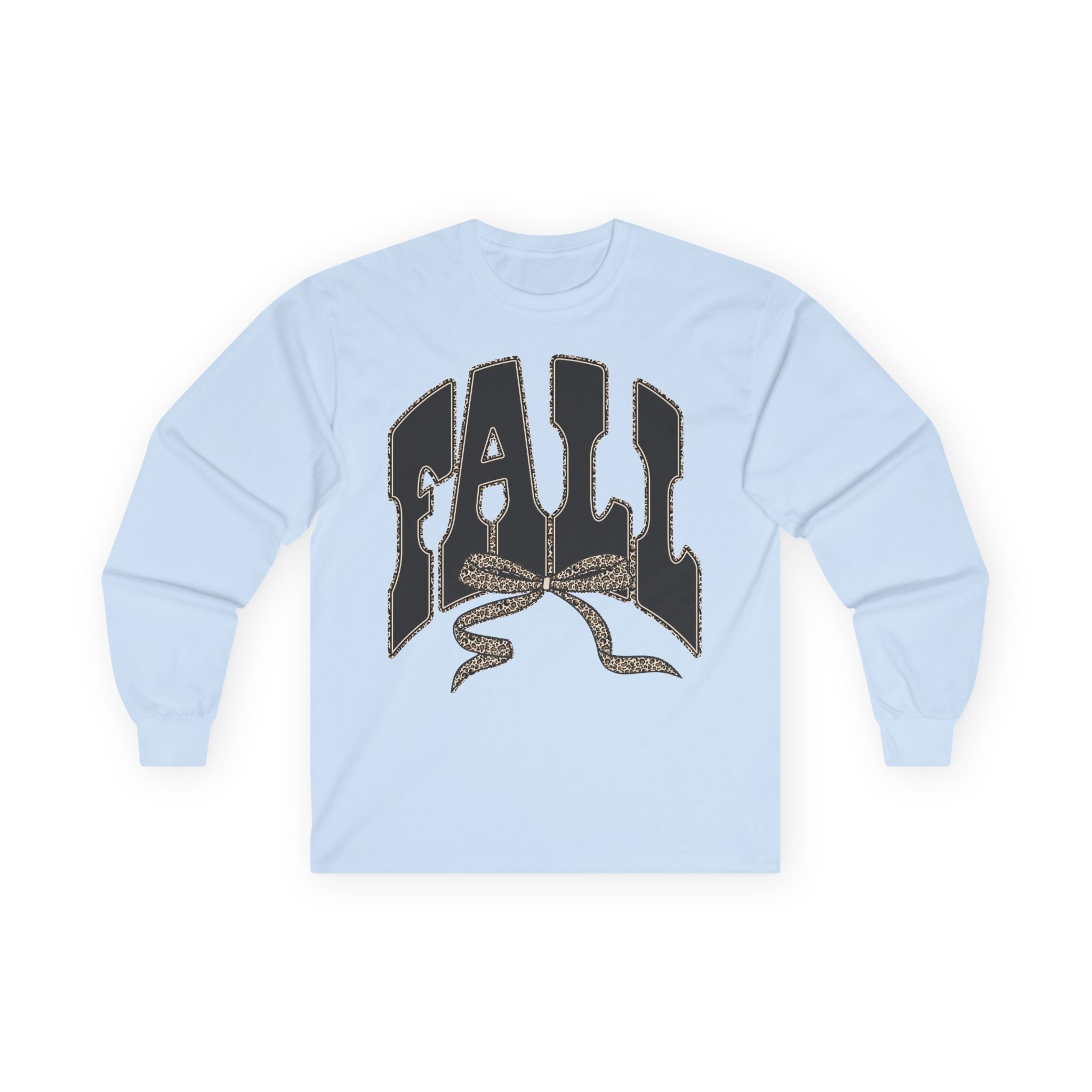 Fall Graphic Long Sleeve Tee — "FALL" Arch Design
