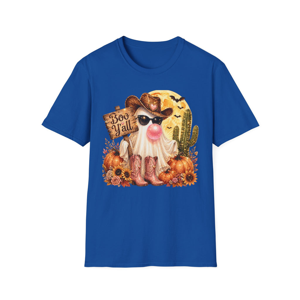 Halloween Gnome T-Shirt — 'Boo Y'all' Western Pumpkin Tee