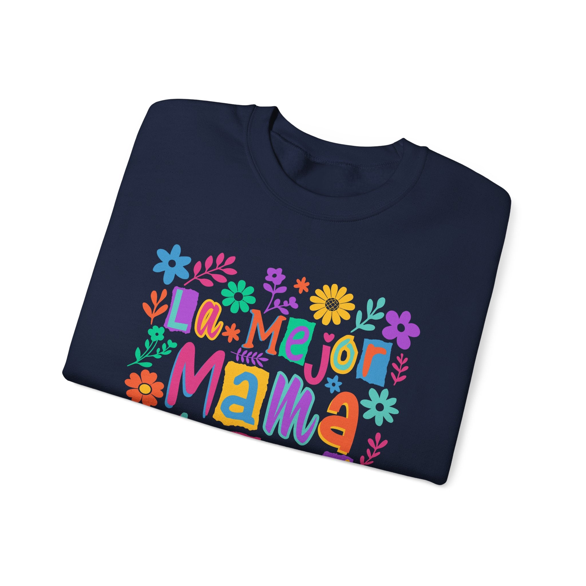Sweatshirt — La Mejor Mamá del Mundo Floral Mother's Day Crewneck