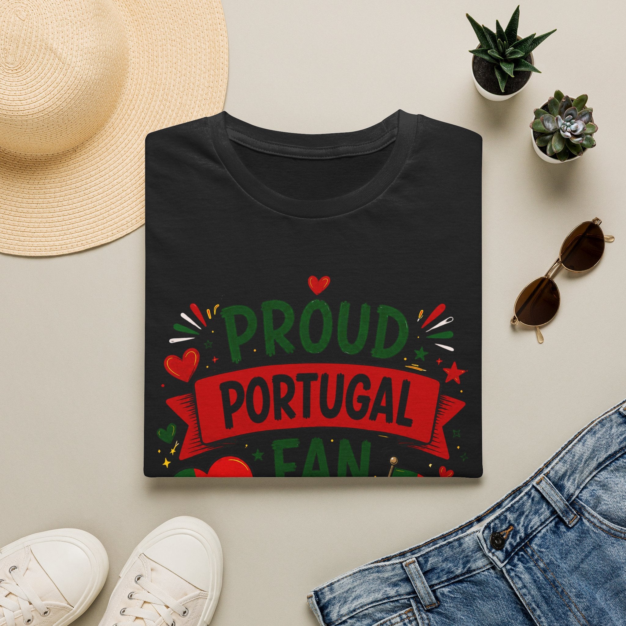 Portugal Fan T‑Shirt — Proud Portugal Fan Soccer Tee