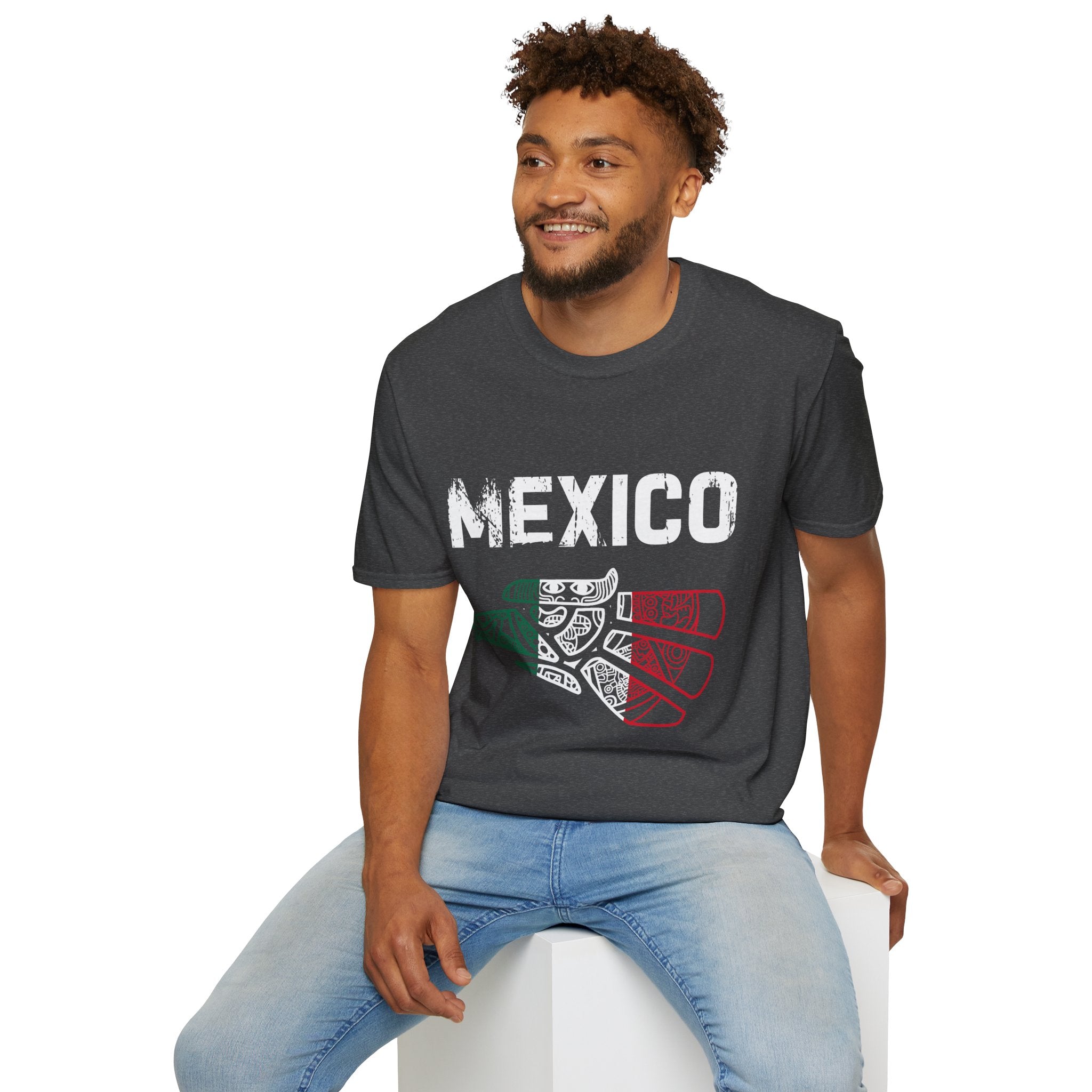 Mexico Flag Guitar T-Shirt — Mexican Pride Music Tee