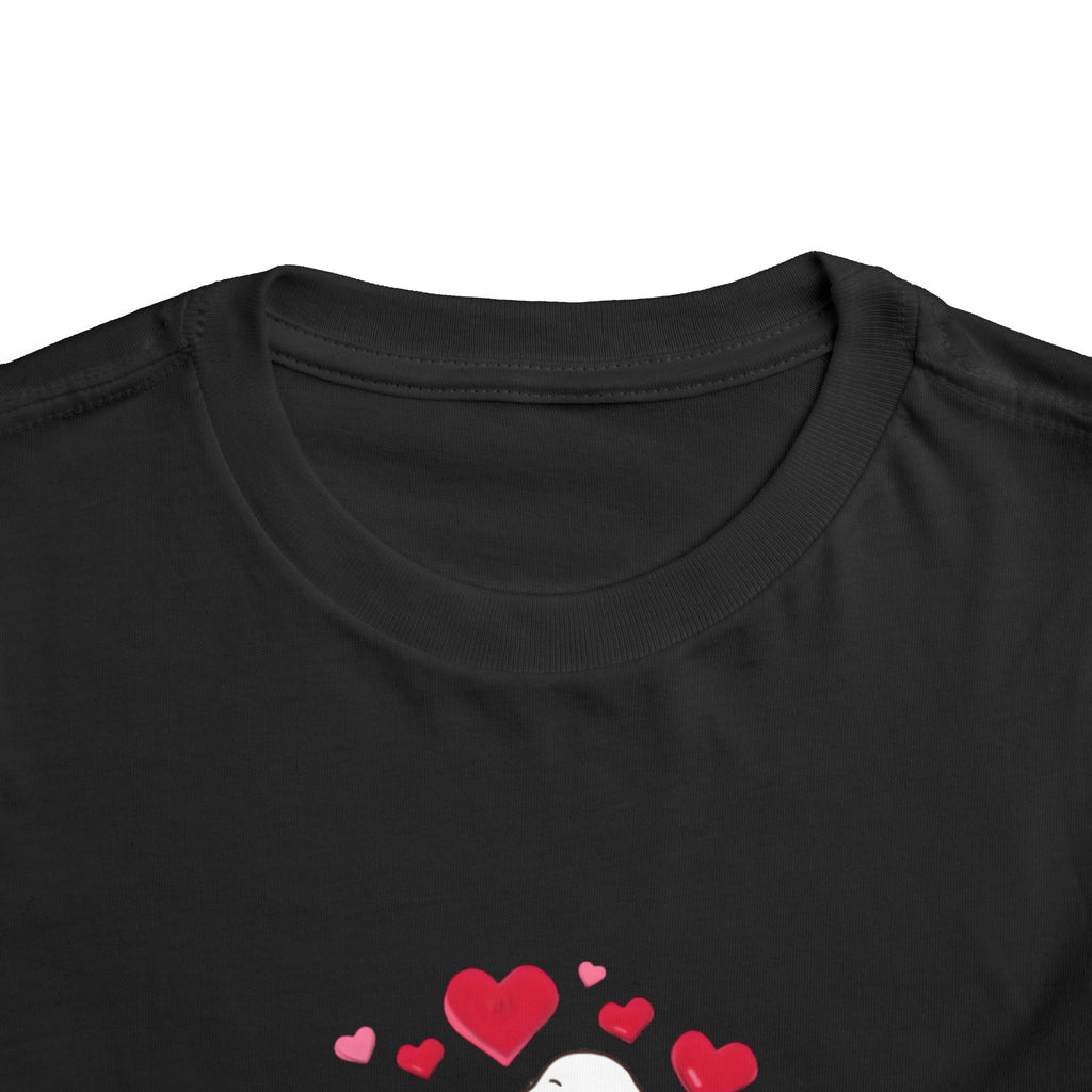 Toddler Tee — Cute Puppy “Love Is in the Air” Valentine Shirt