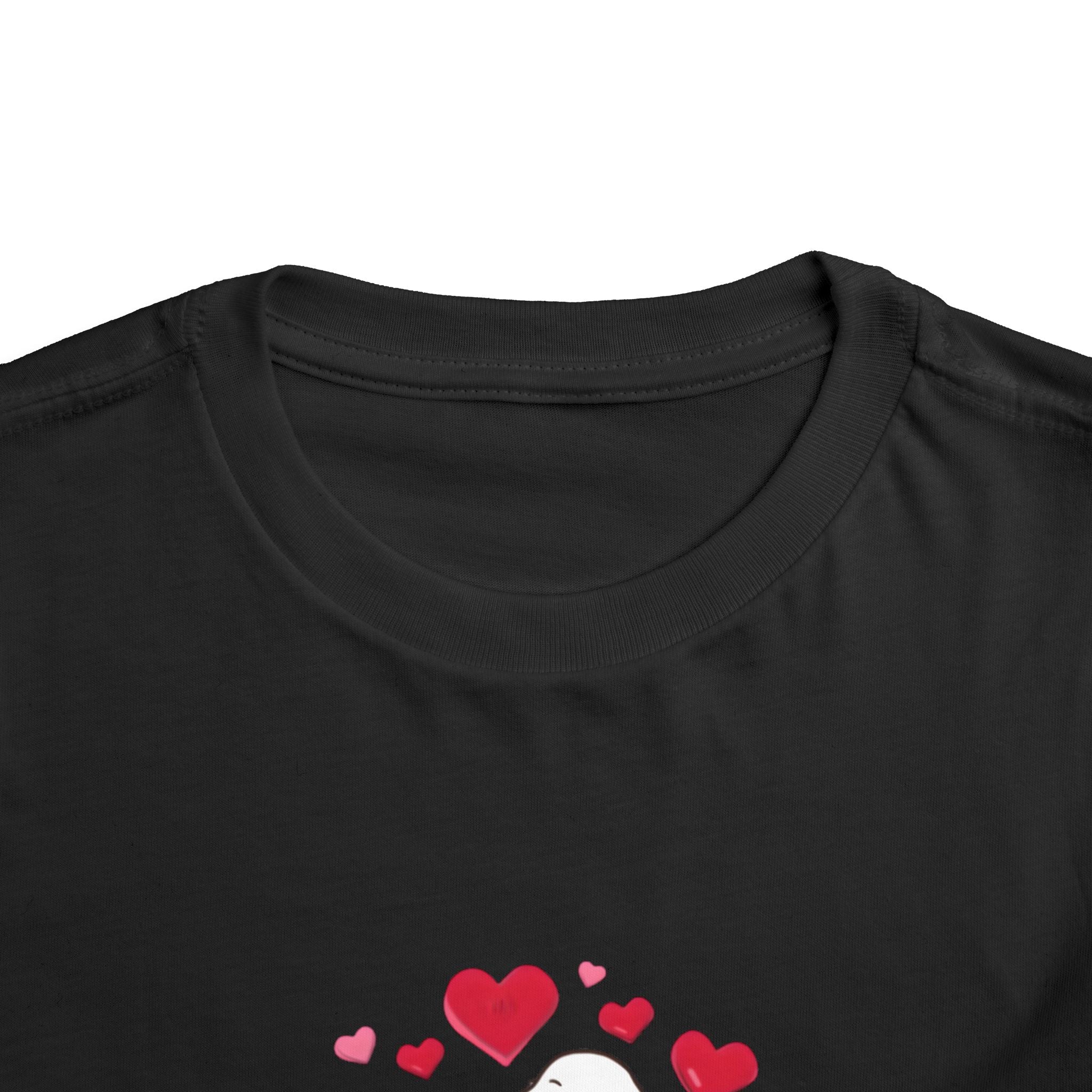 Toddler Tee — Cute Puppy “Love Is in the Air” Valentine Shirt