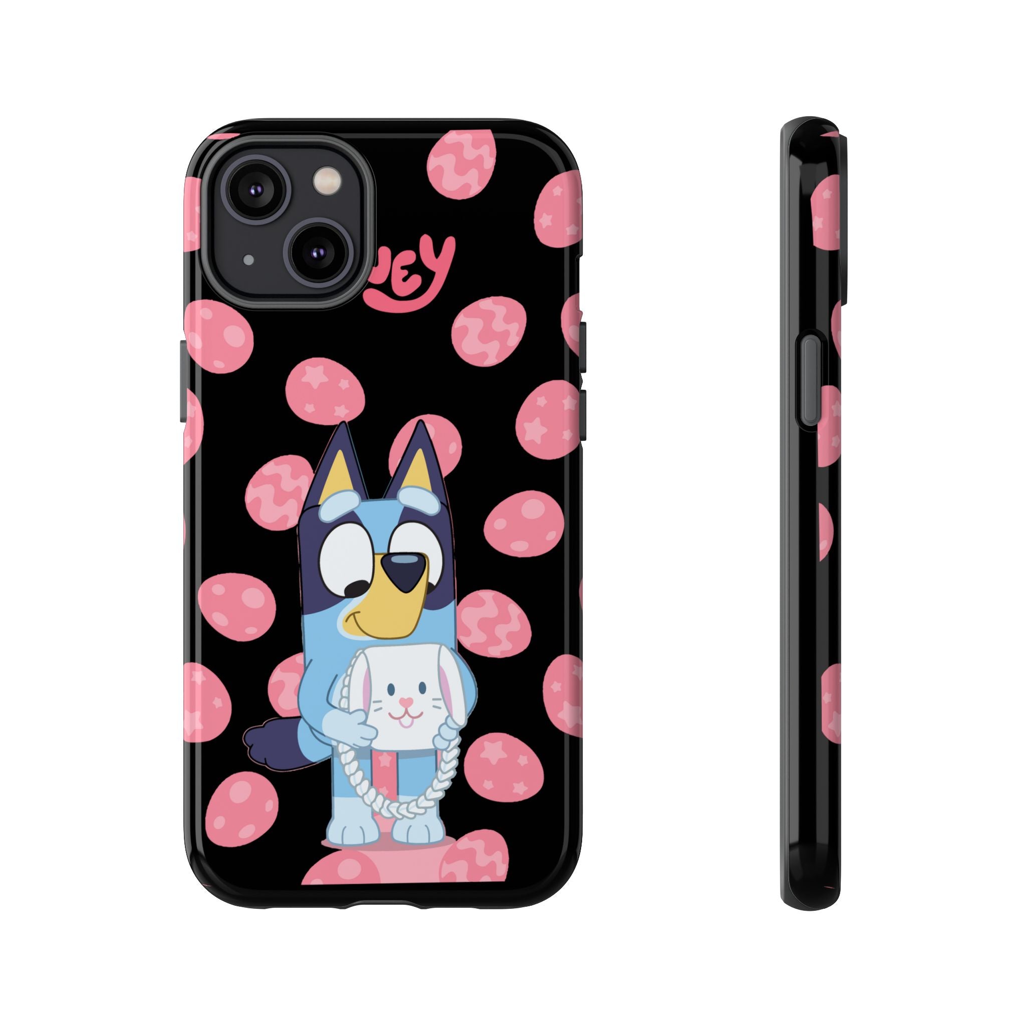 Bluey Holding Bunny phone case | Cute cartoon character phone case