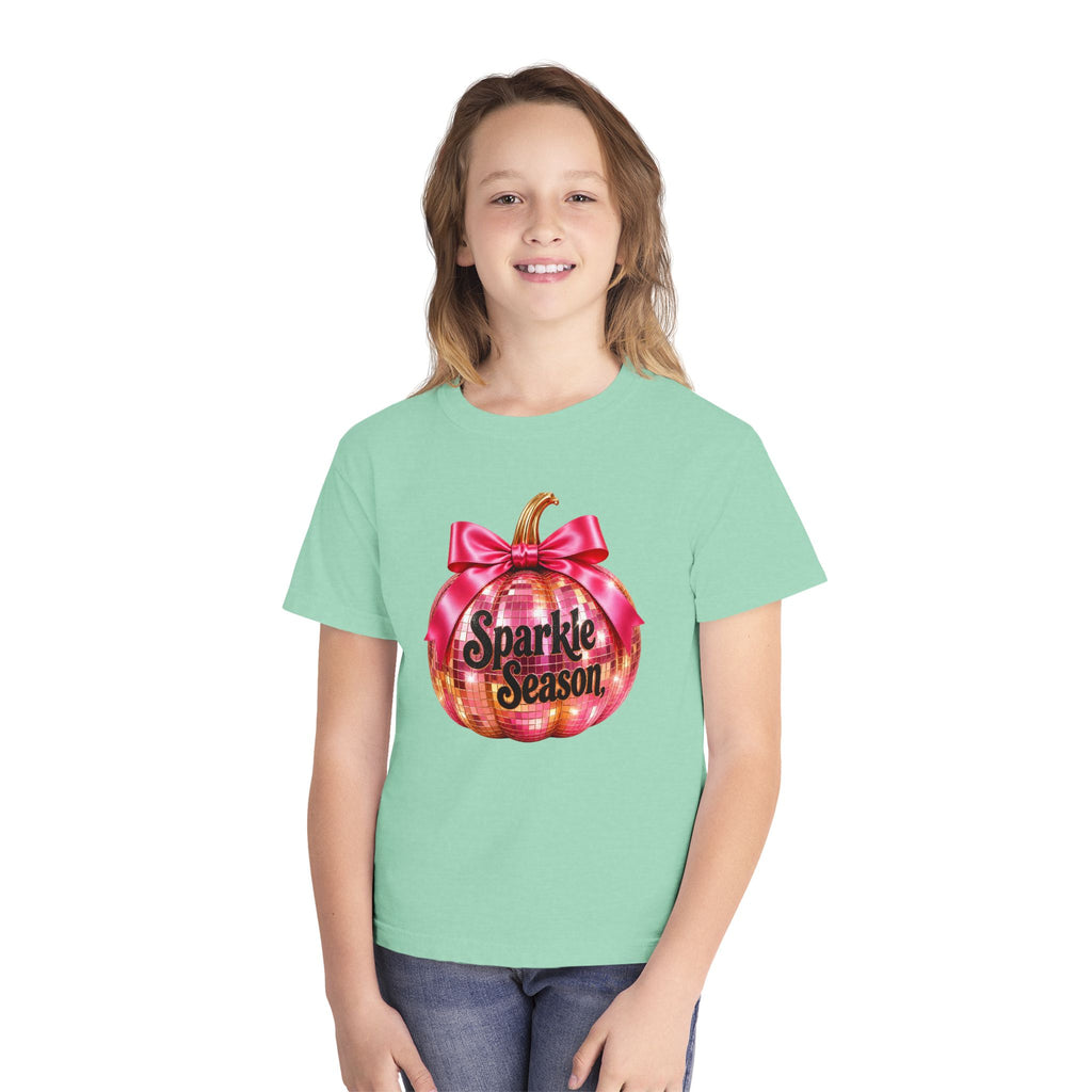 Sparkle Season Pumpkin Youth T‑Shirt