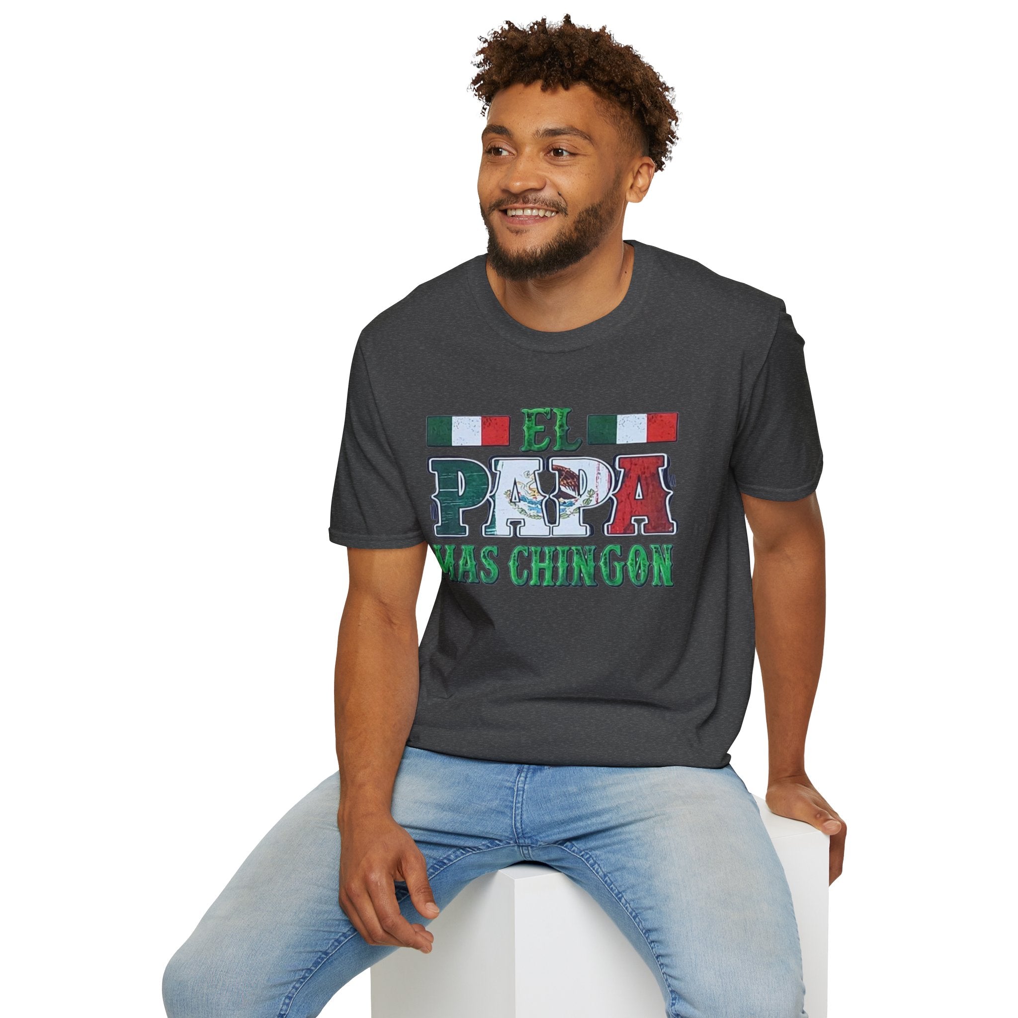 El Papá Más Chingón T-Shirt – Mexican Flag Father's Day Tee