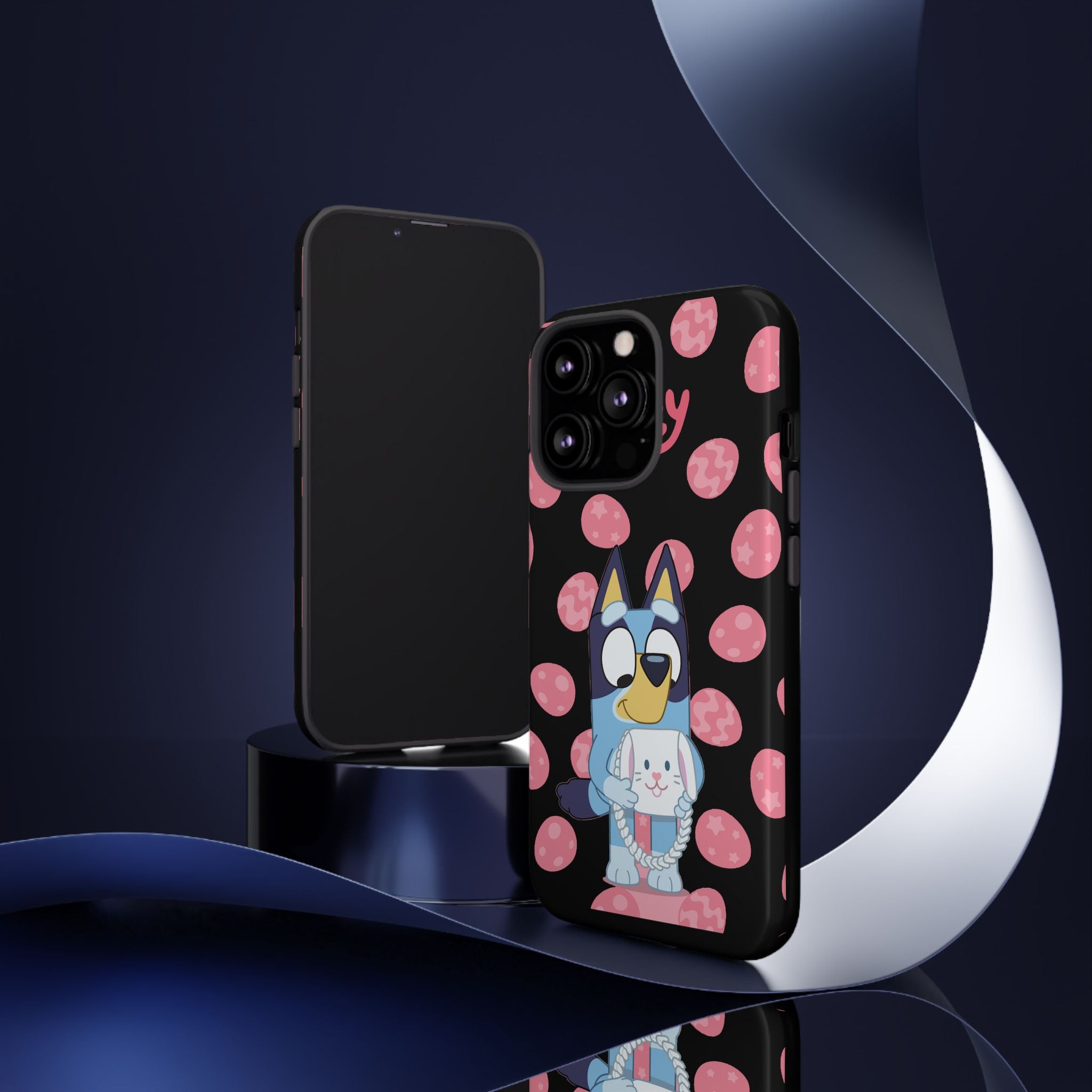 Bluey Holding Bunny phone case | Cute cartoon character phone case